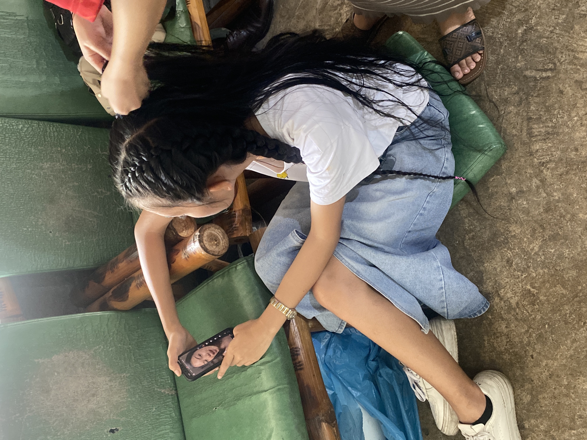 Youth hangout in Davao City: music, braids, and casual bonding