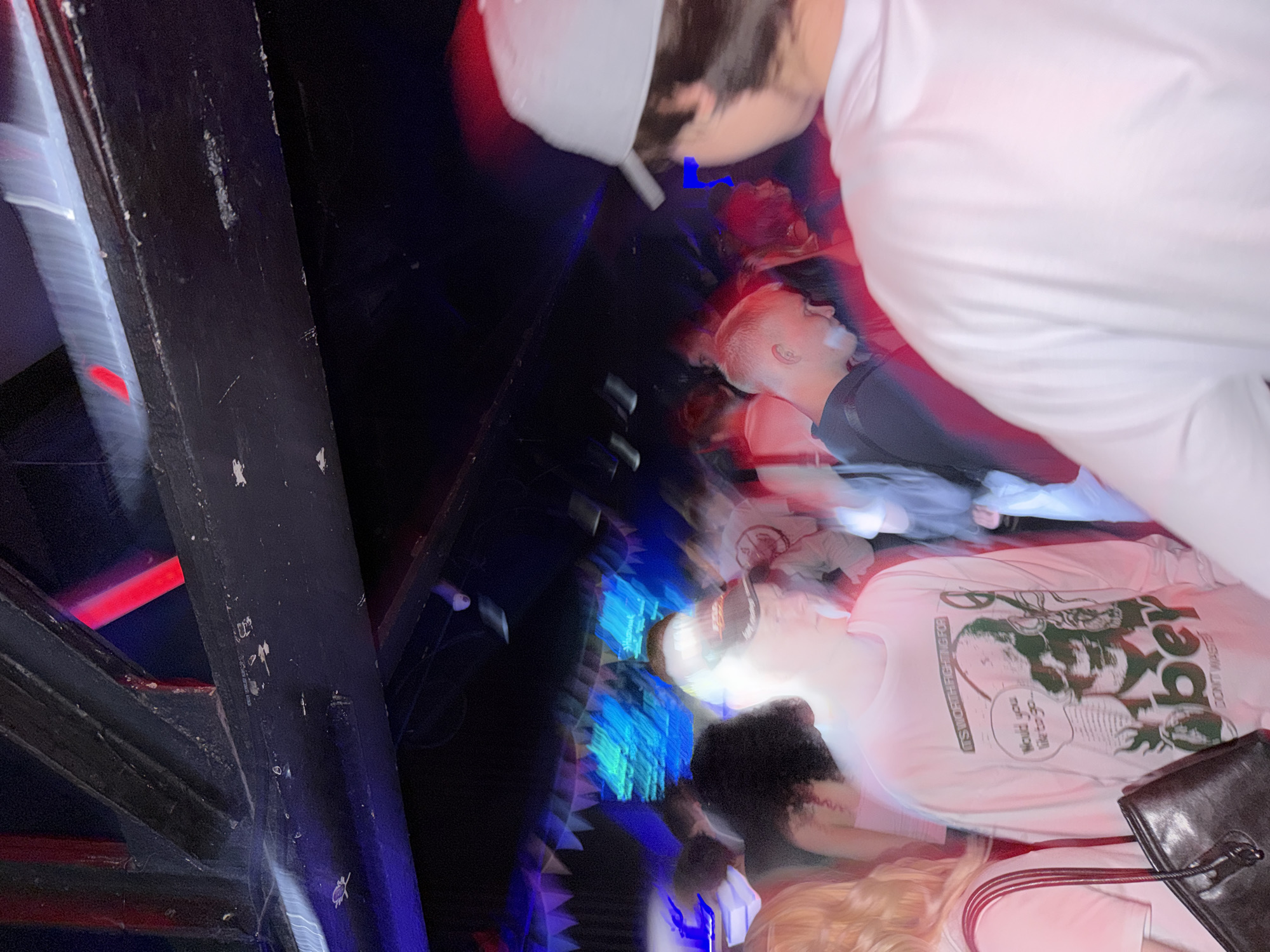 Group socializes at nightclub in Izhevsk, Russia
