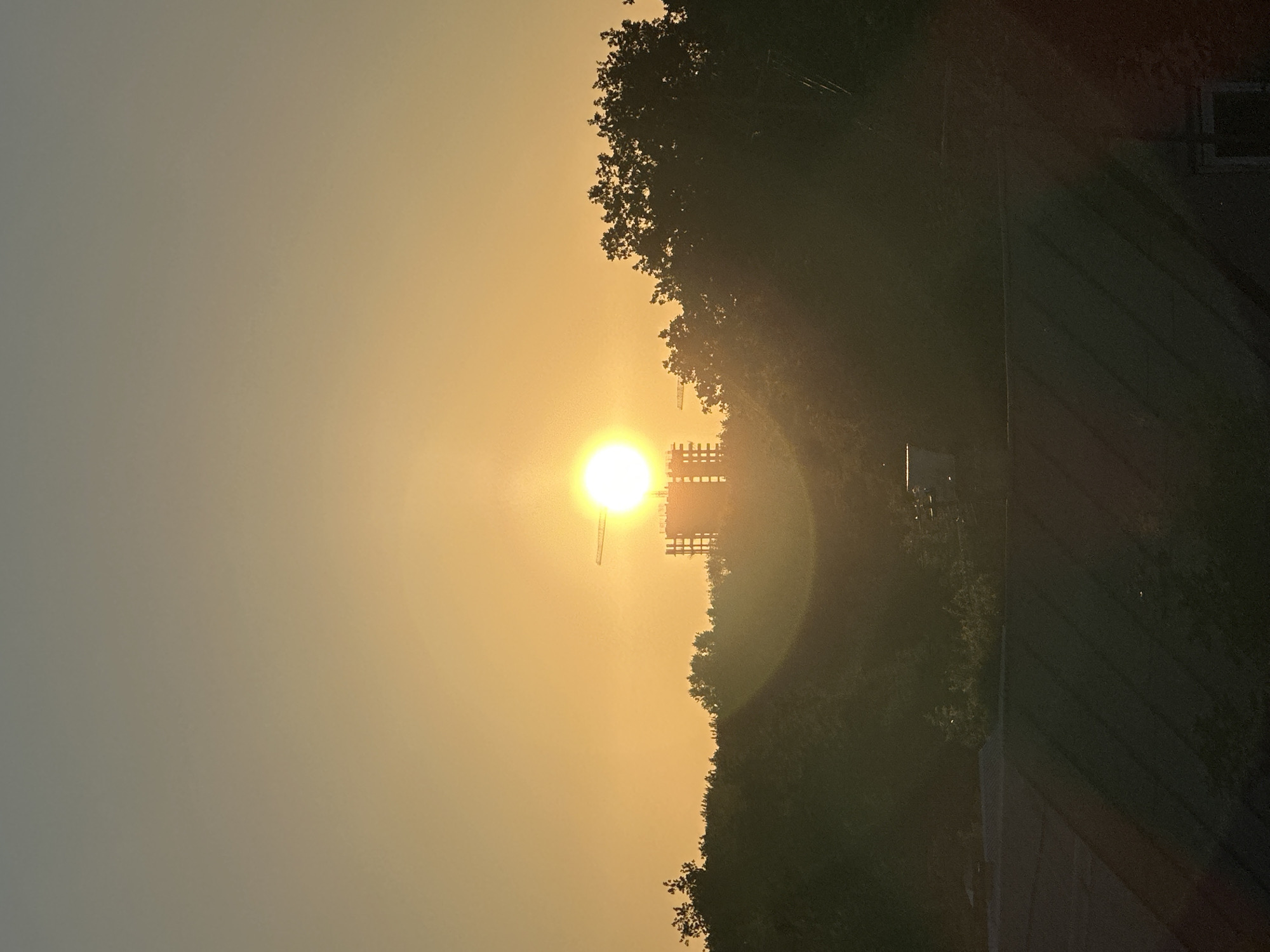 Late-night golden hour window moments in Nizhny Novgorod