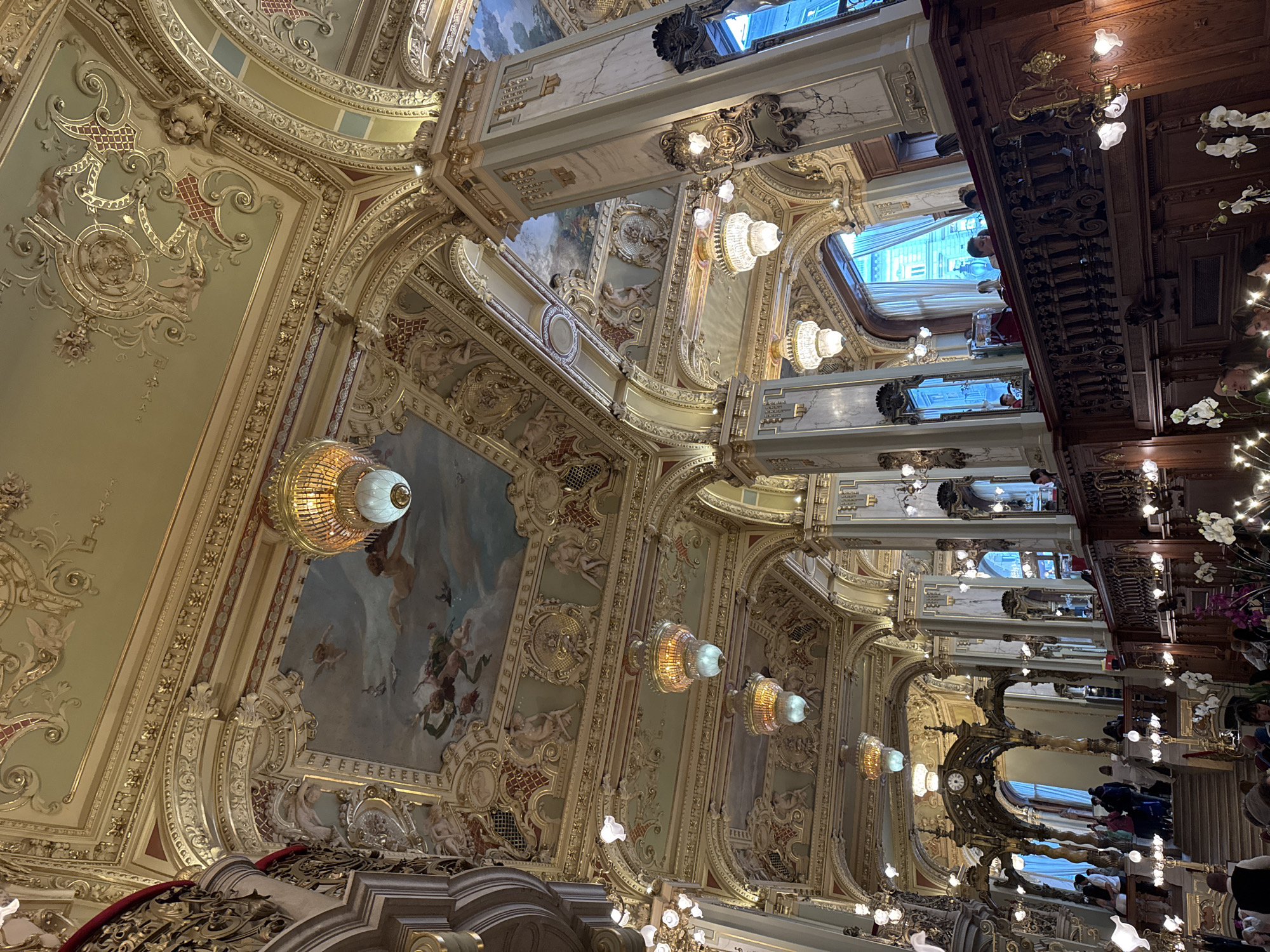Luxury building interior documented in Budapest