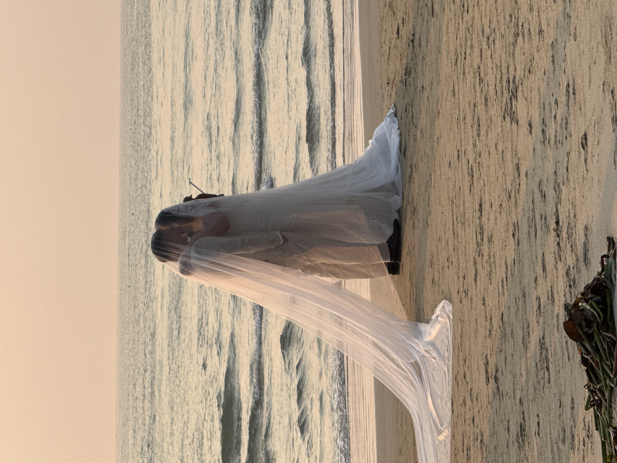 Wedding photoshoot captures romantic moments on Đà Nẵng beach
