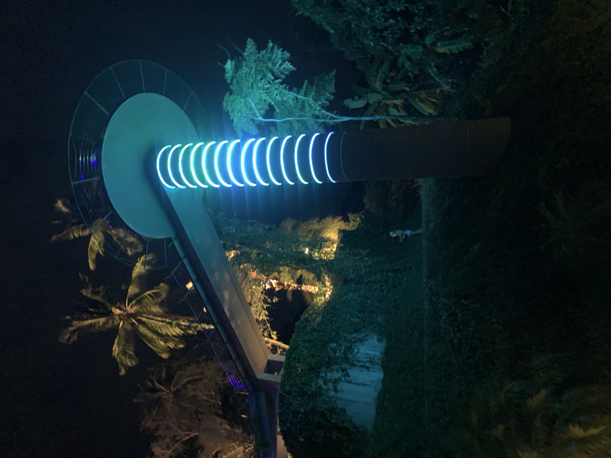 Nighttime light art installation draws attention in Ko Samui