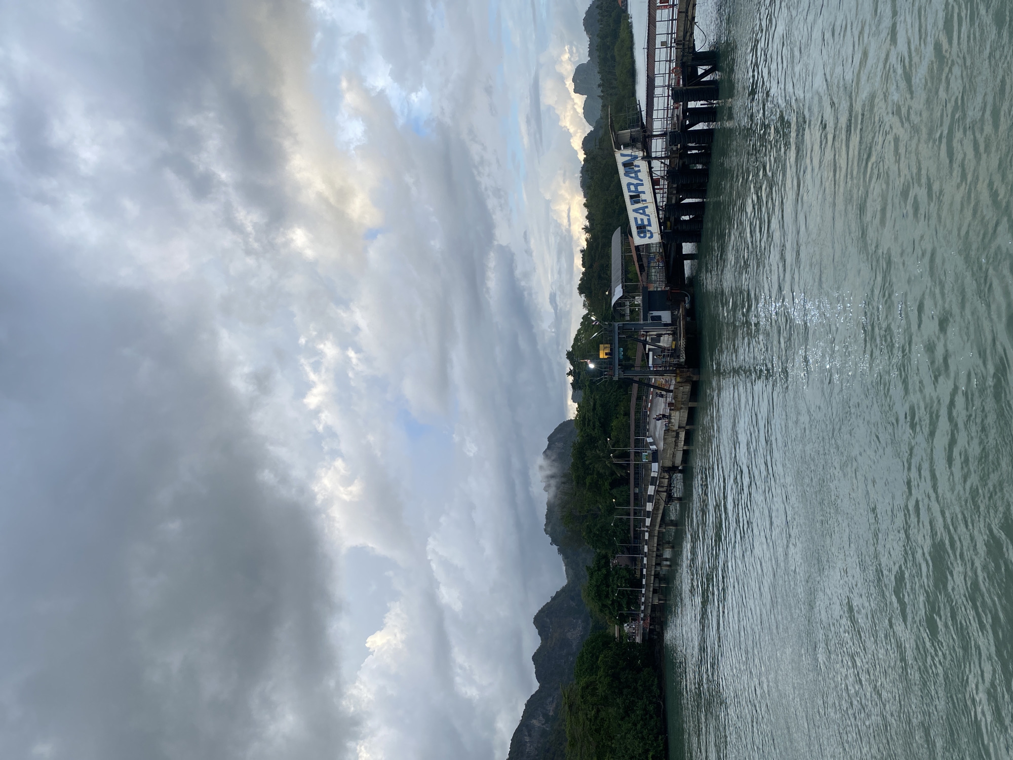 SEATRAN ferry docked at Don Sak pier, Thailand