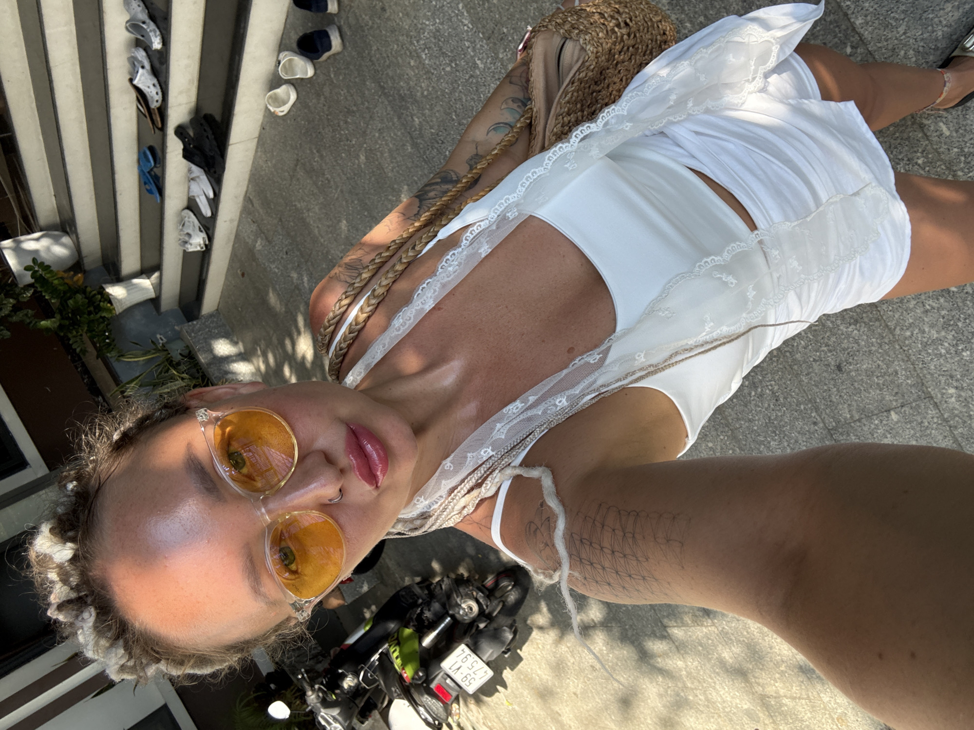 Sun-soaked selfie on the streets of Nha Trang