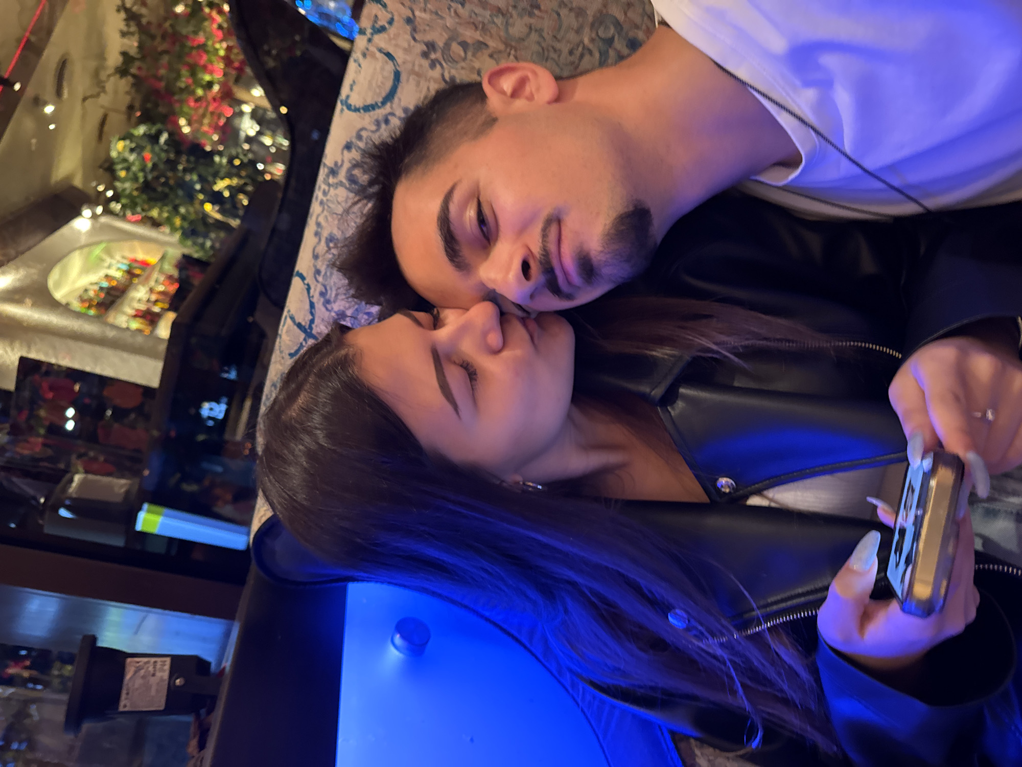Young couple shares romantic evening at Sofia restaurant