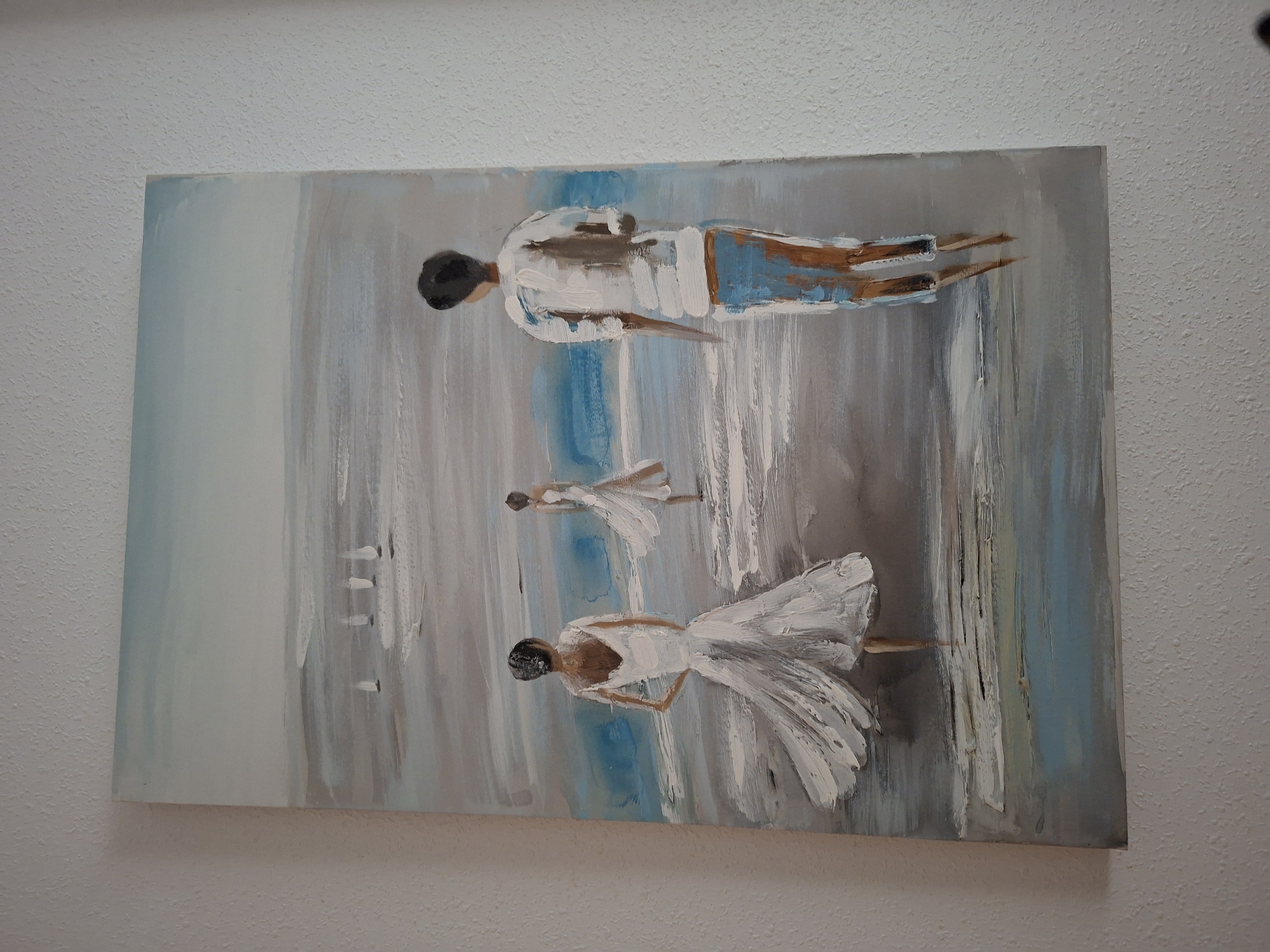 Street scenes and paintings on a sunny afternoon in Torrevieja