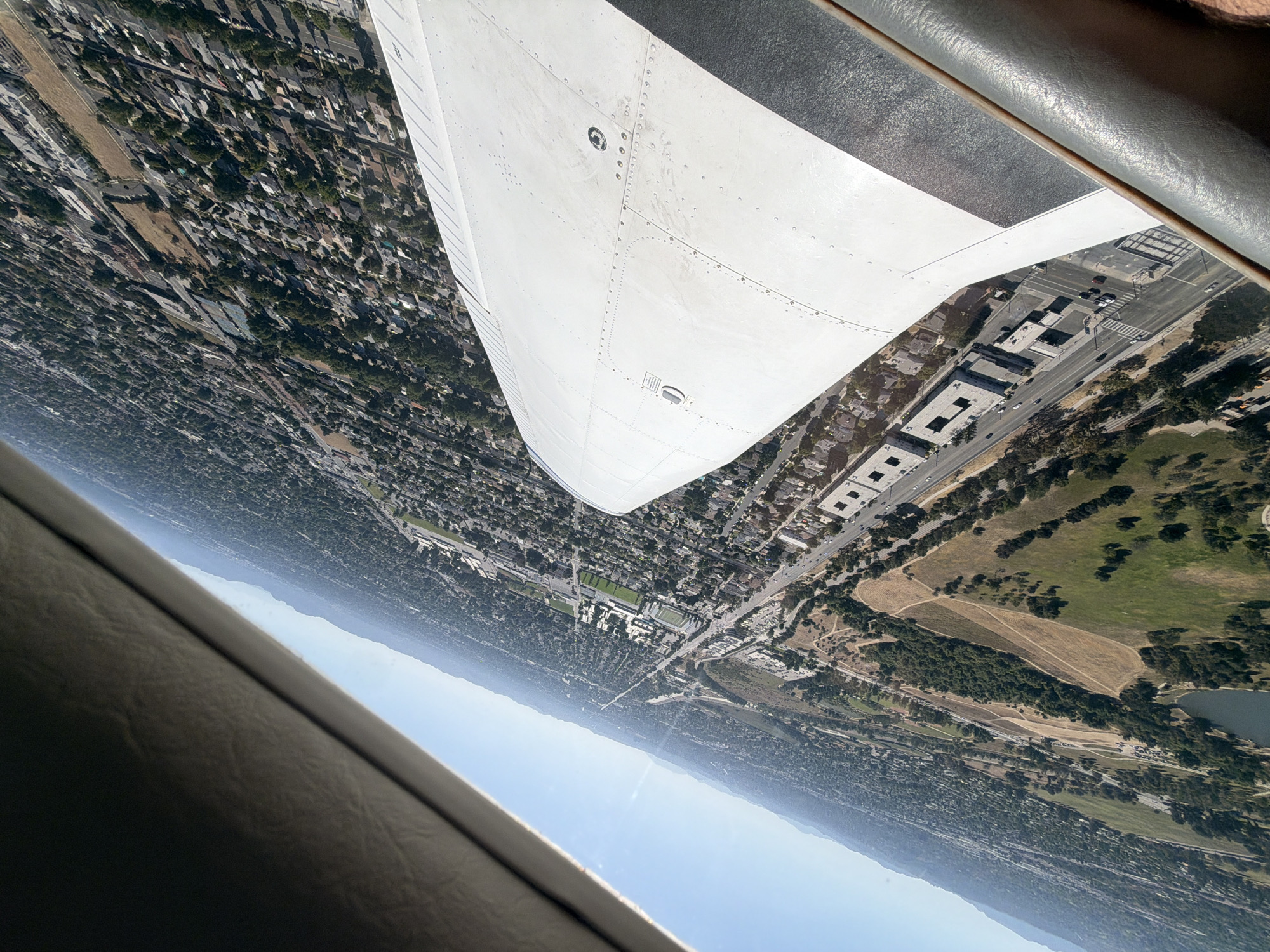 Small aircraft turns over residential Los Angeles neighborhood