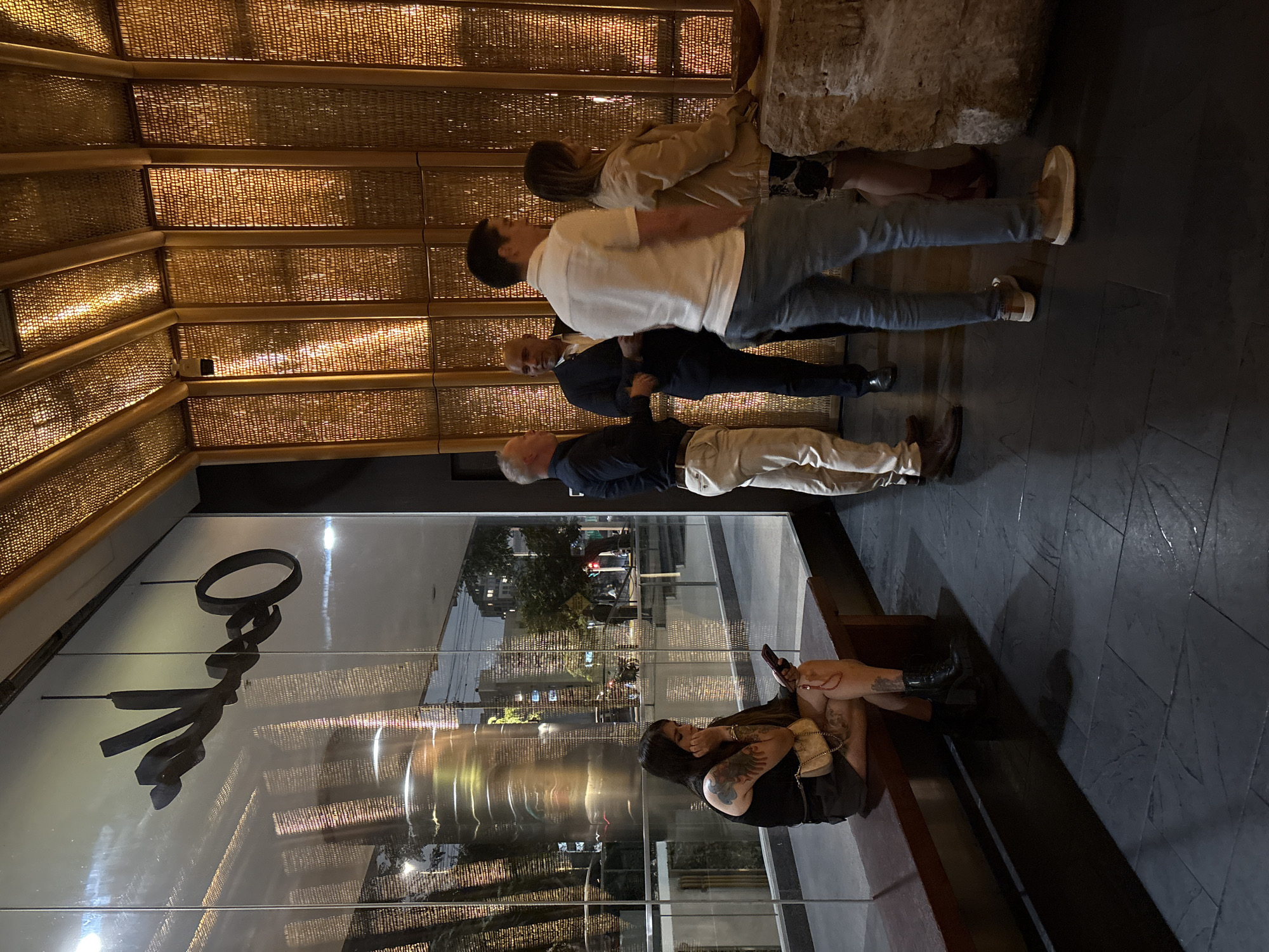 Late night dining captured at Ophelia restaurant, San Isidro