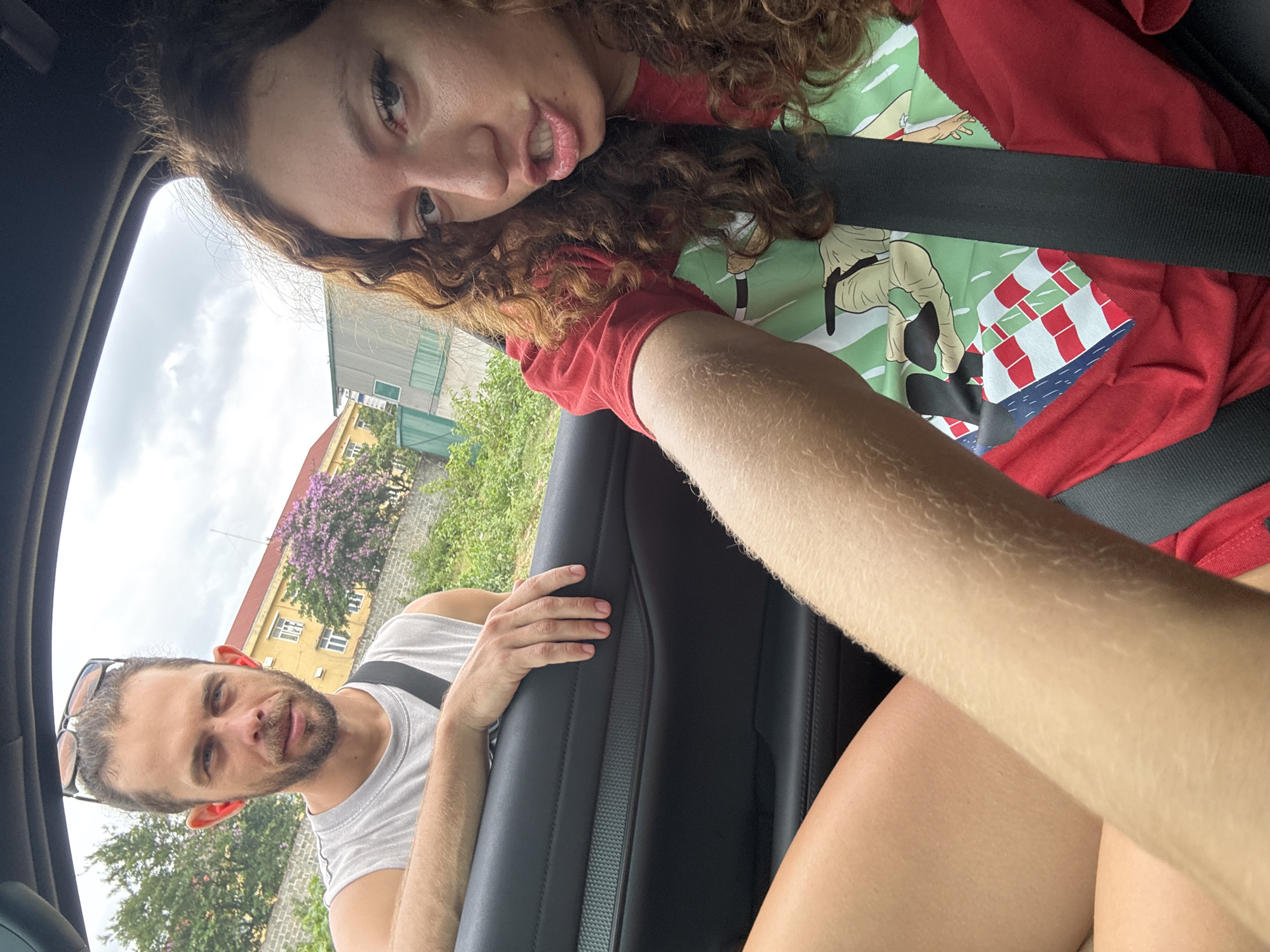 Couple Takes Car Selfies in Vietnam