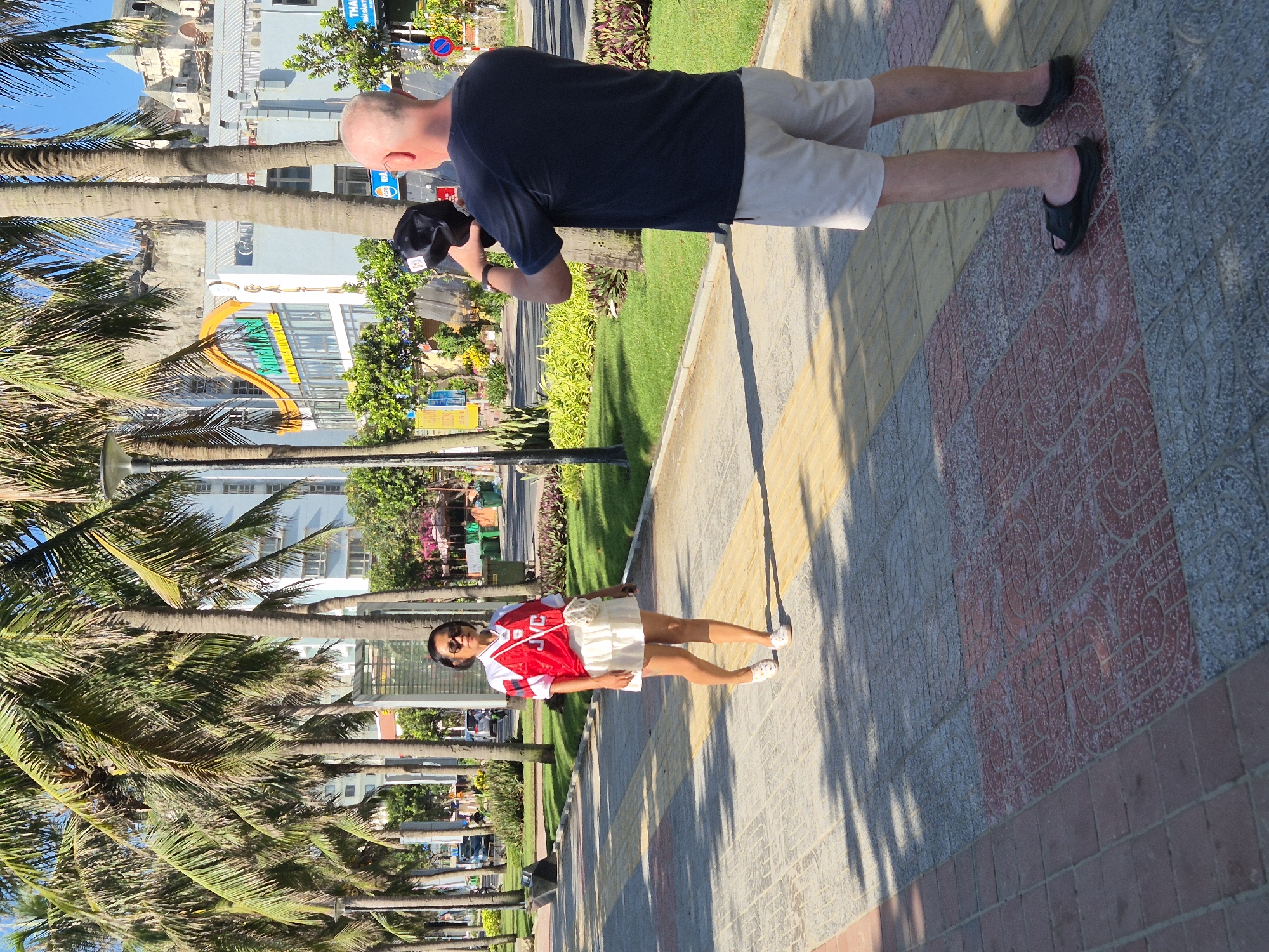 Early morning daily life unfolds across Da Nang's beaches