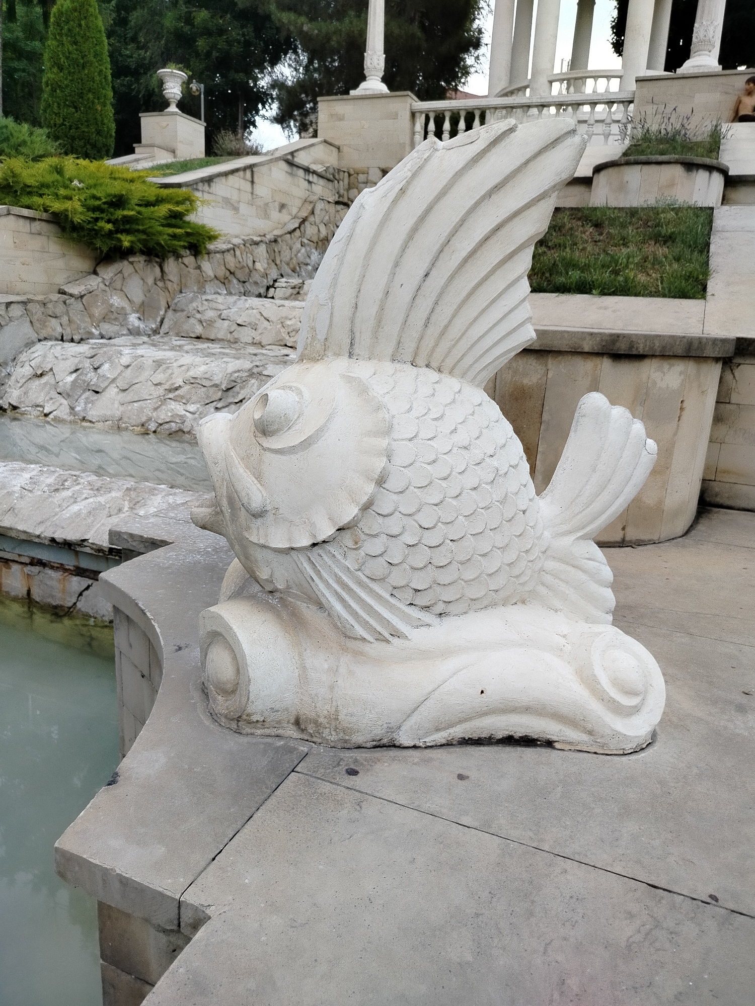 Chișinău's Cascade landmark and surrounding public spaces