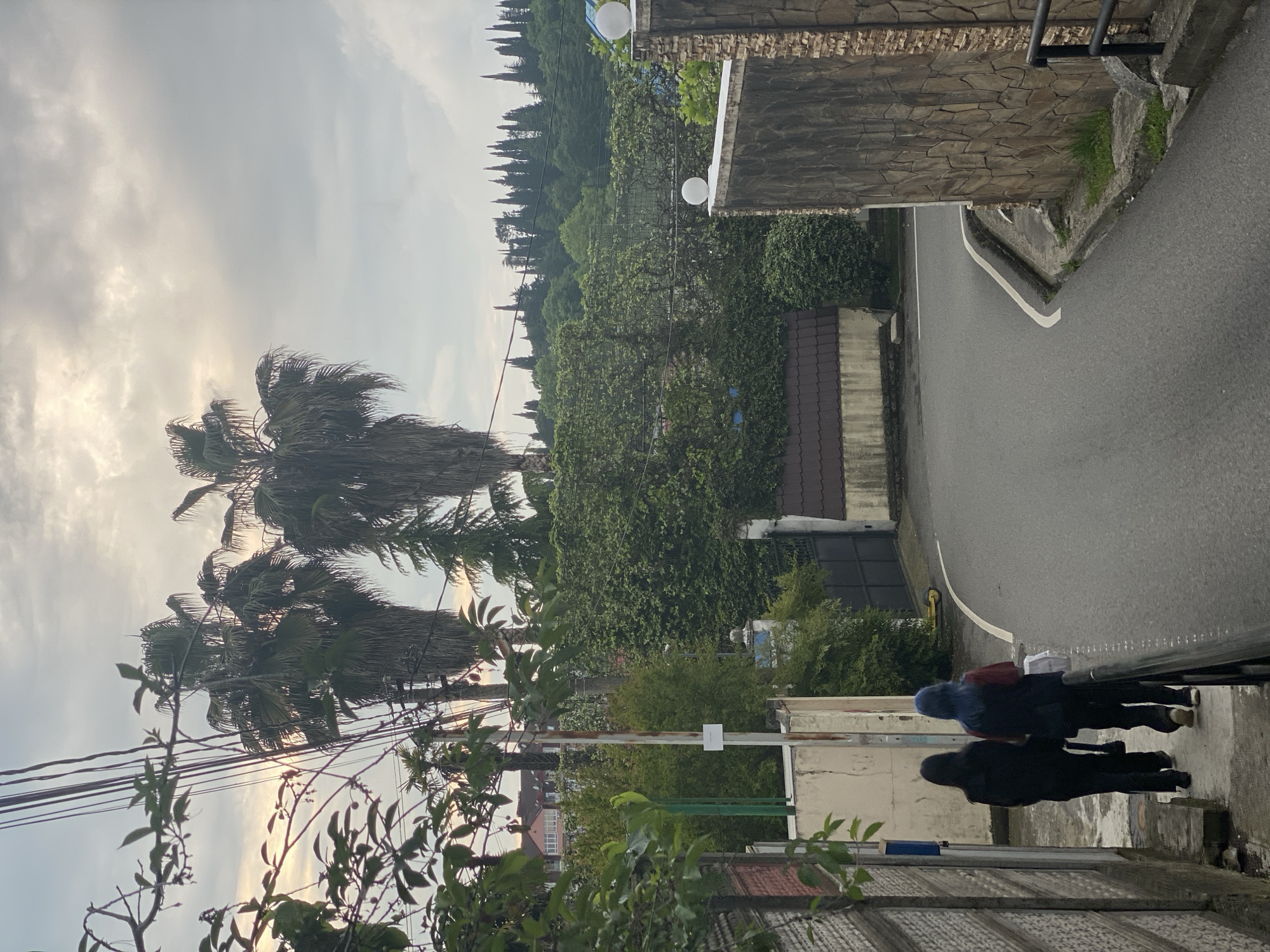 Resident documents quiet afternoon walk through Sochi neighborhoods