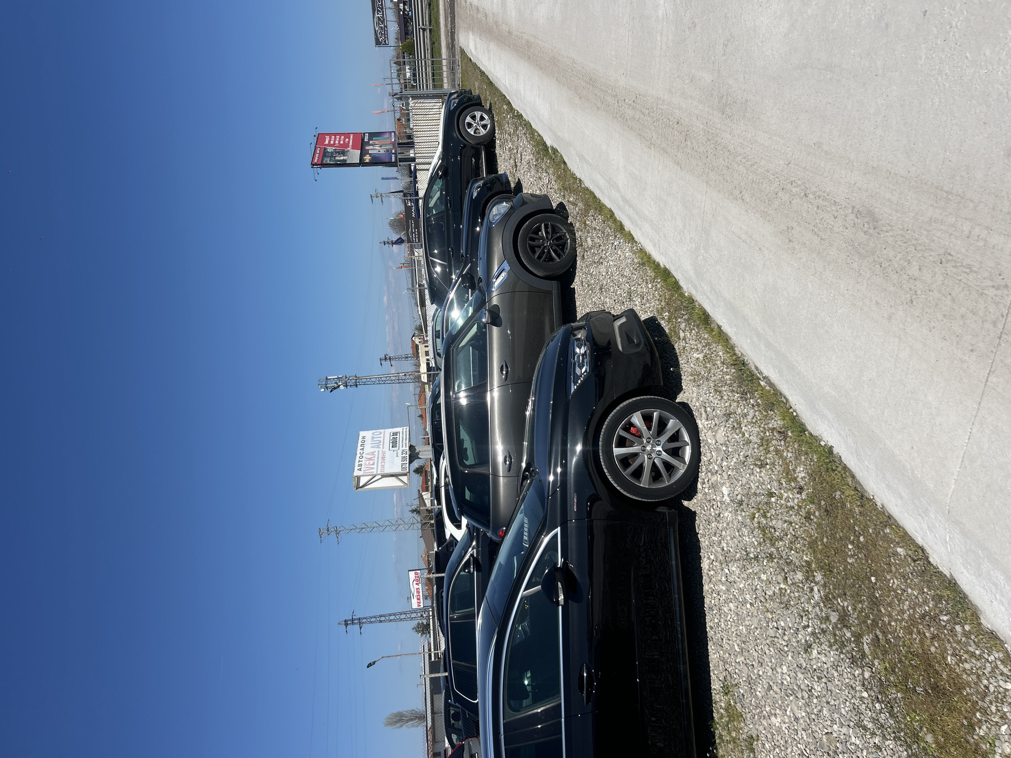 Car dealership lot documented in Trud, Bulgaria