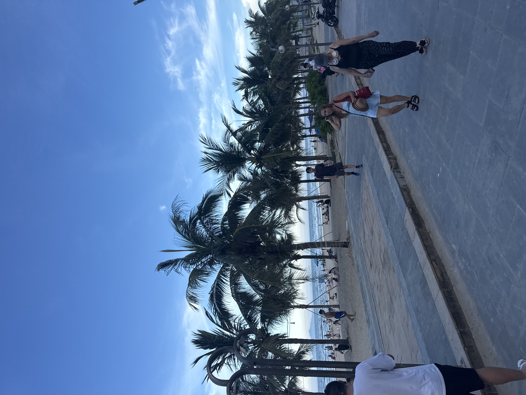 Beach day transitions to cafe work session