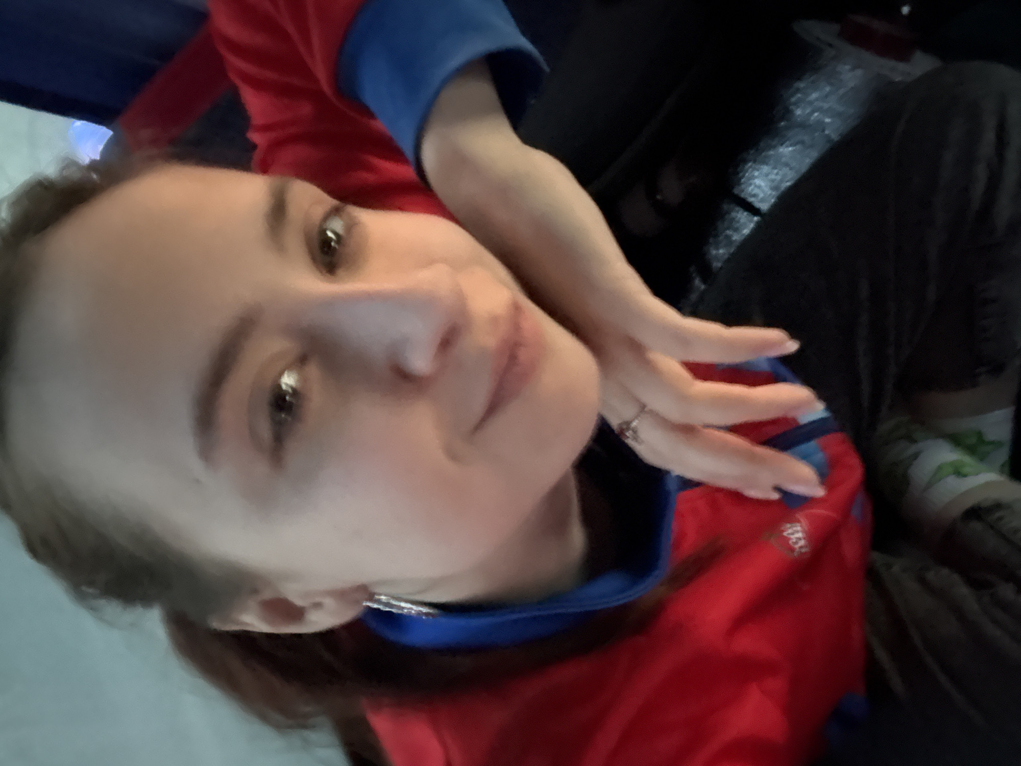 Woman Takes Selfie in Permyakova, Russia
