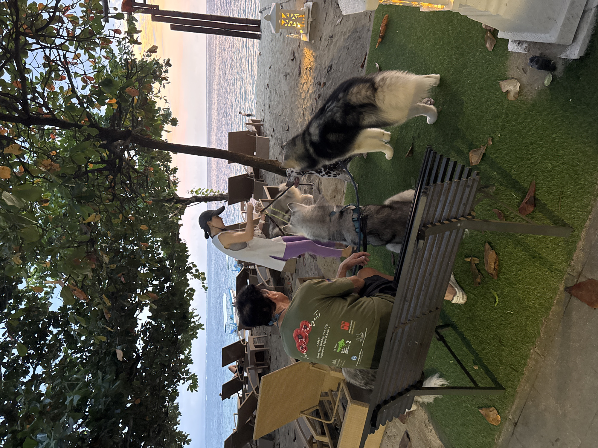 Beachside wedding reception held in Denpasar, Indonesia