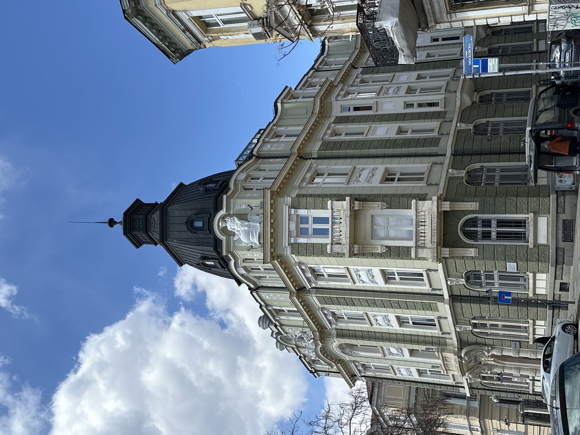 Sofia landmarks documented on sunny spring morning