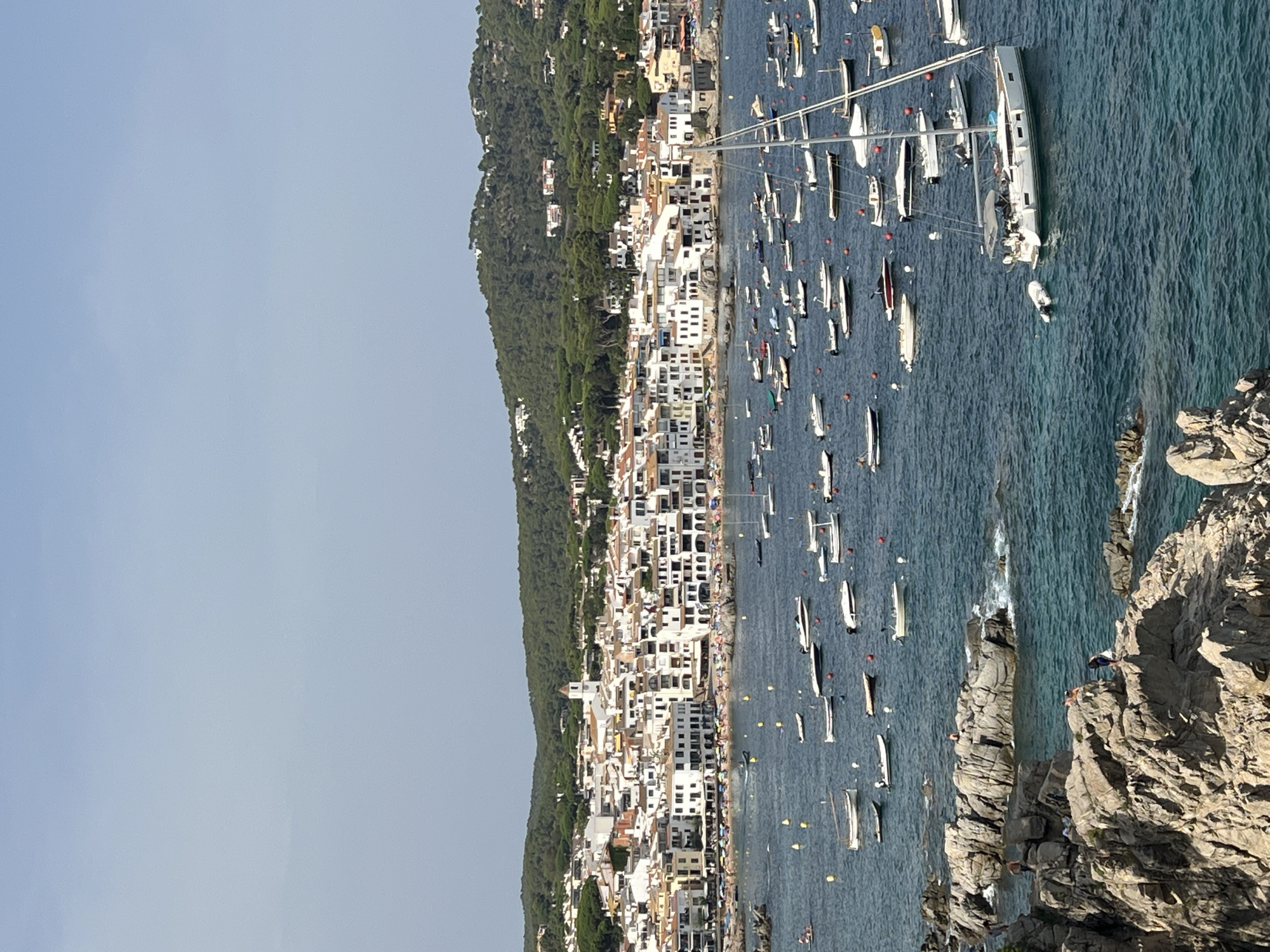 A sunny afternoon on the Costa Brava coast
