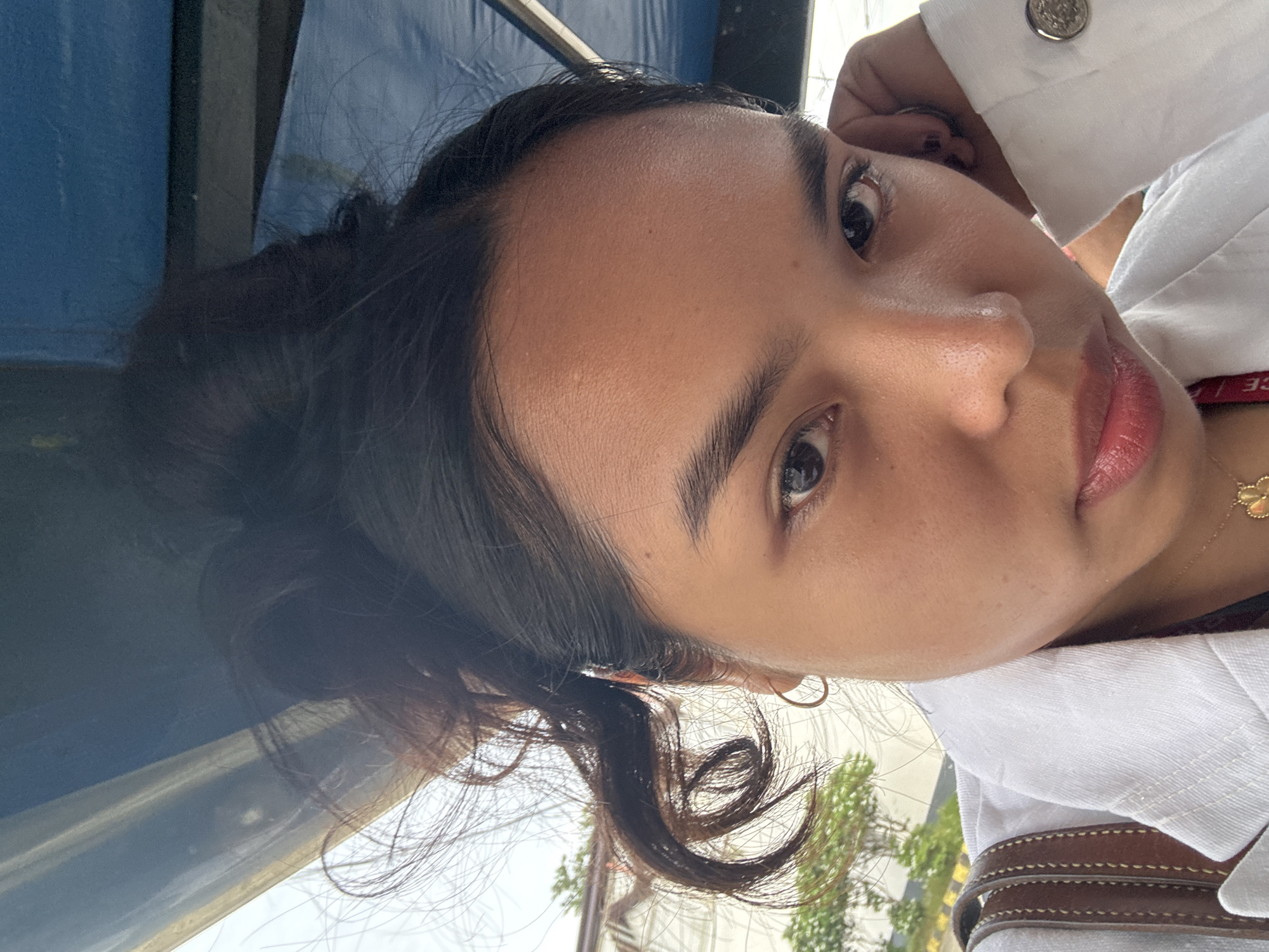 Selfies in a Davao tricycle, dressed up and on the move