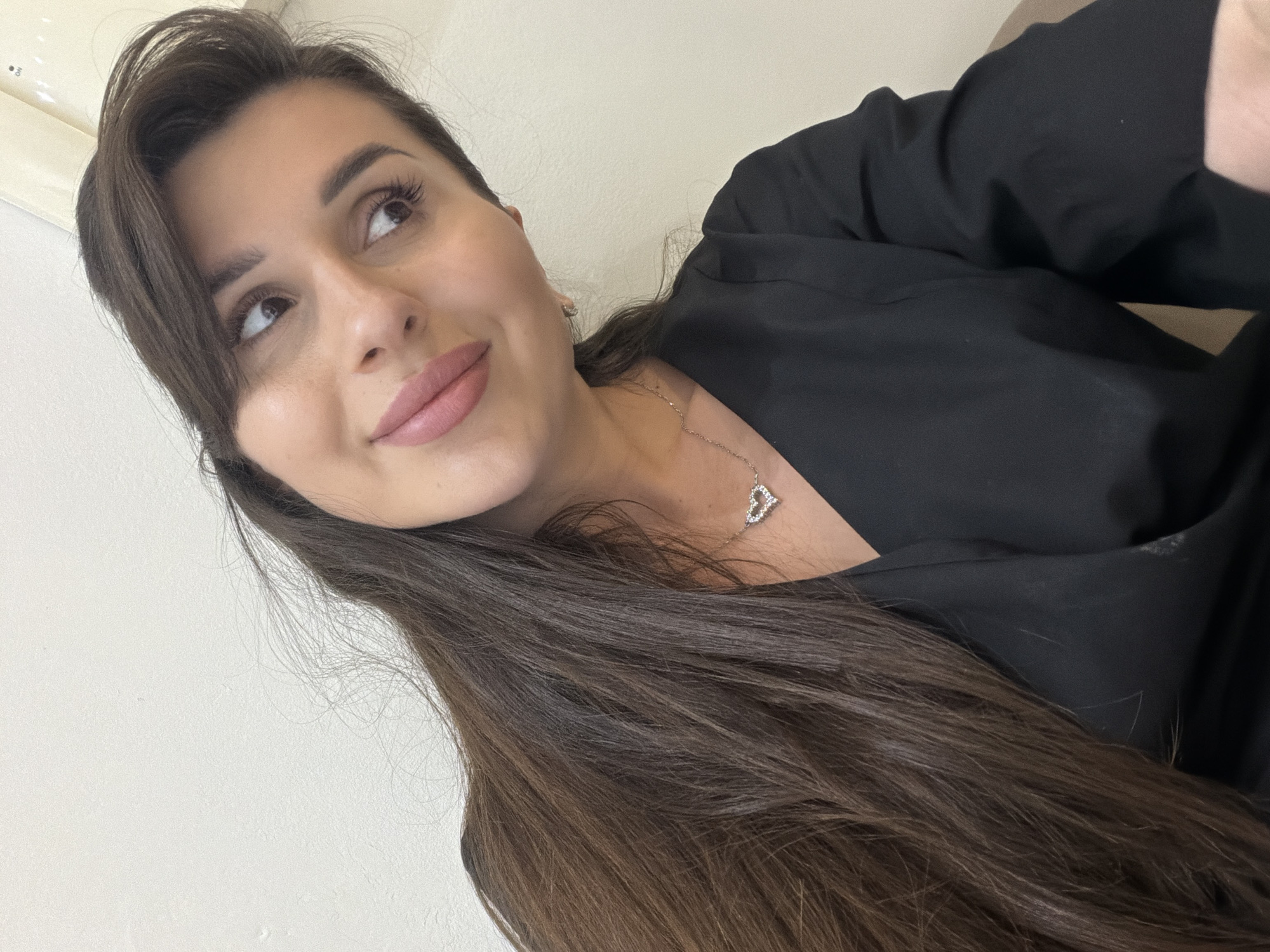 Beauty salon selfie session documented in Budva, Montenegro