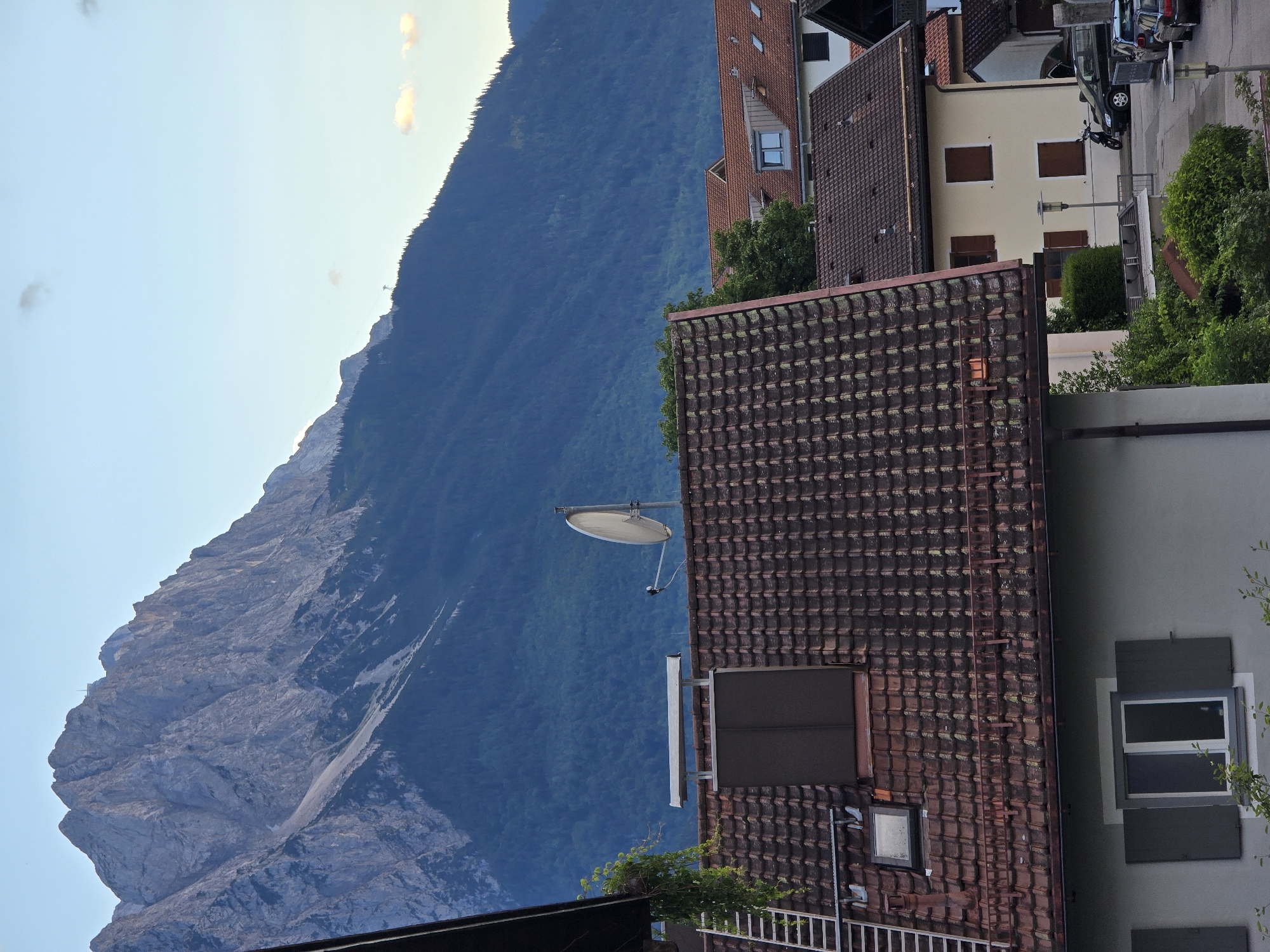 Garmisch-Partenkirchen rooftops and Zugspitze views on a summer evening
