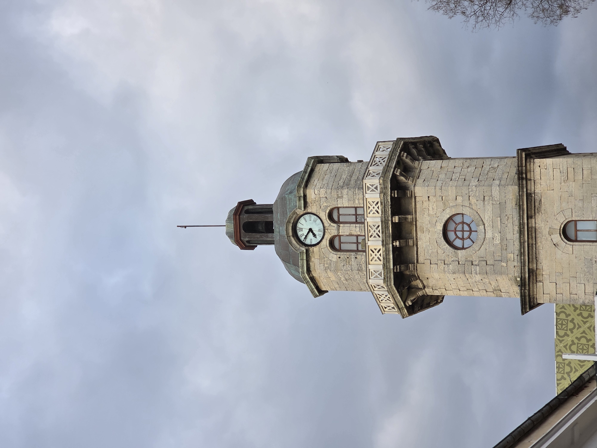 Varna Clock Tower and food trailer captured by witnesses