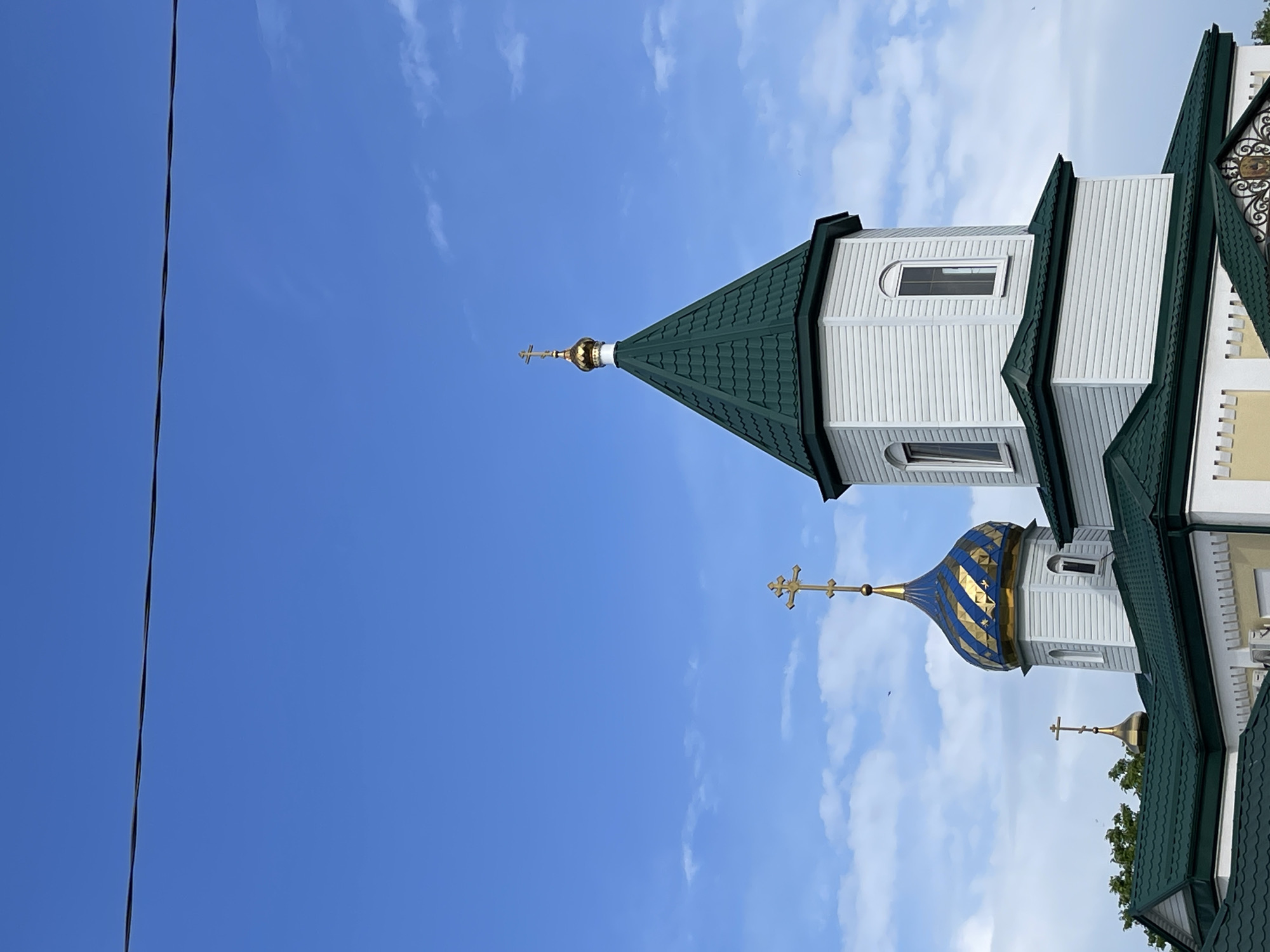 Witness documents churches, memorial, nature during Donskoye, Russia walkabout