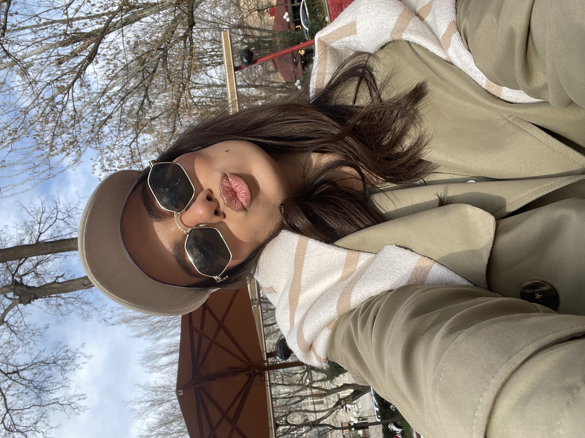 Casual moments captured across Yerevan featuring selfies and dog sightings