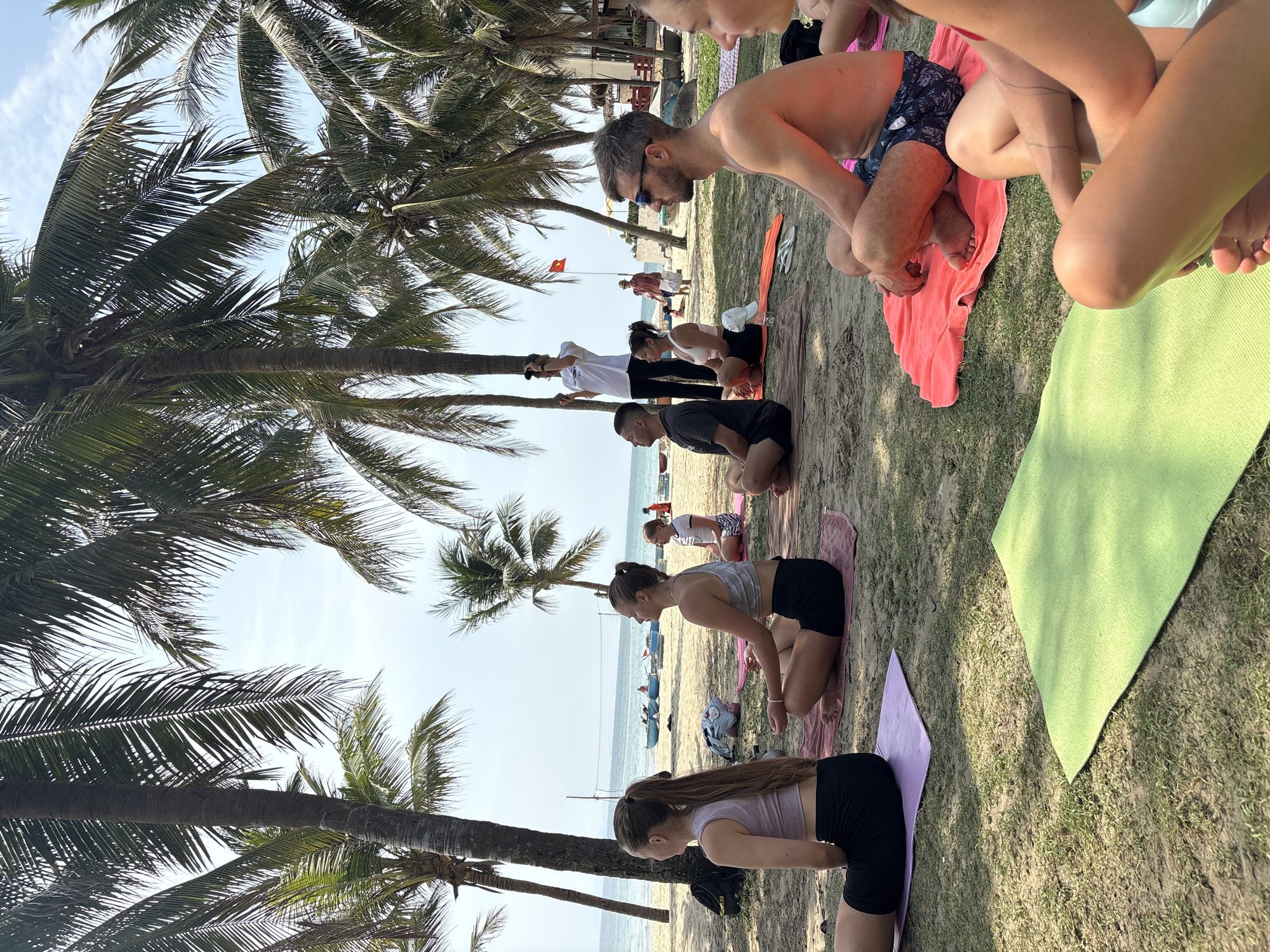Beach fitness activities recorded at Mỹ Khê Beach, Đà Nẵng