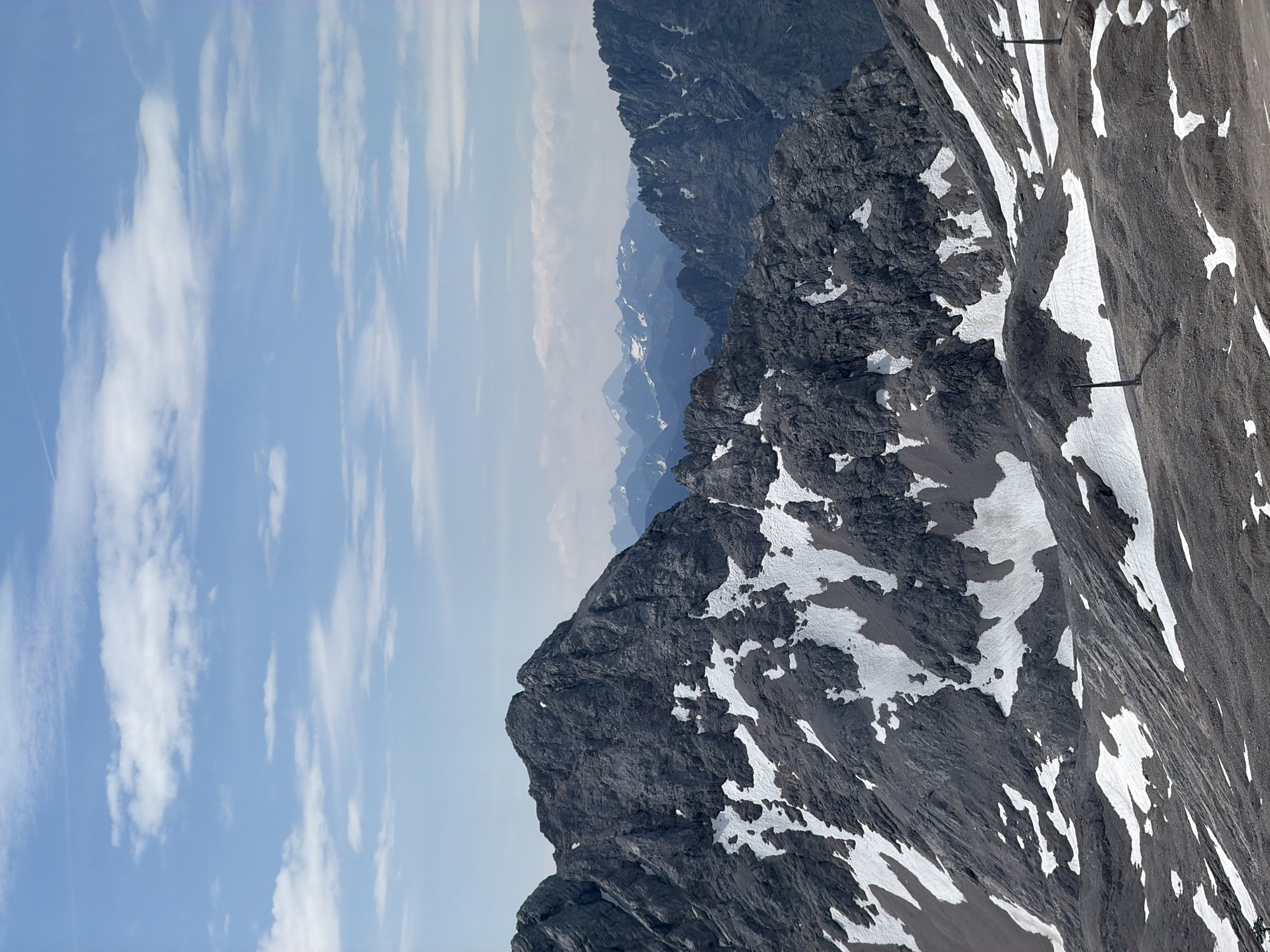 Summit morning in the Bavarian Alps above Garmisch-Partenkirchen