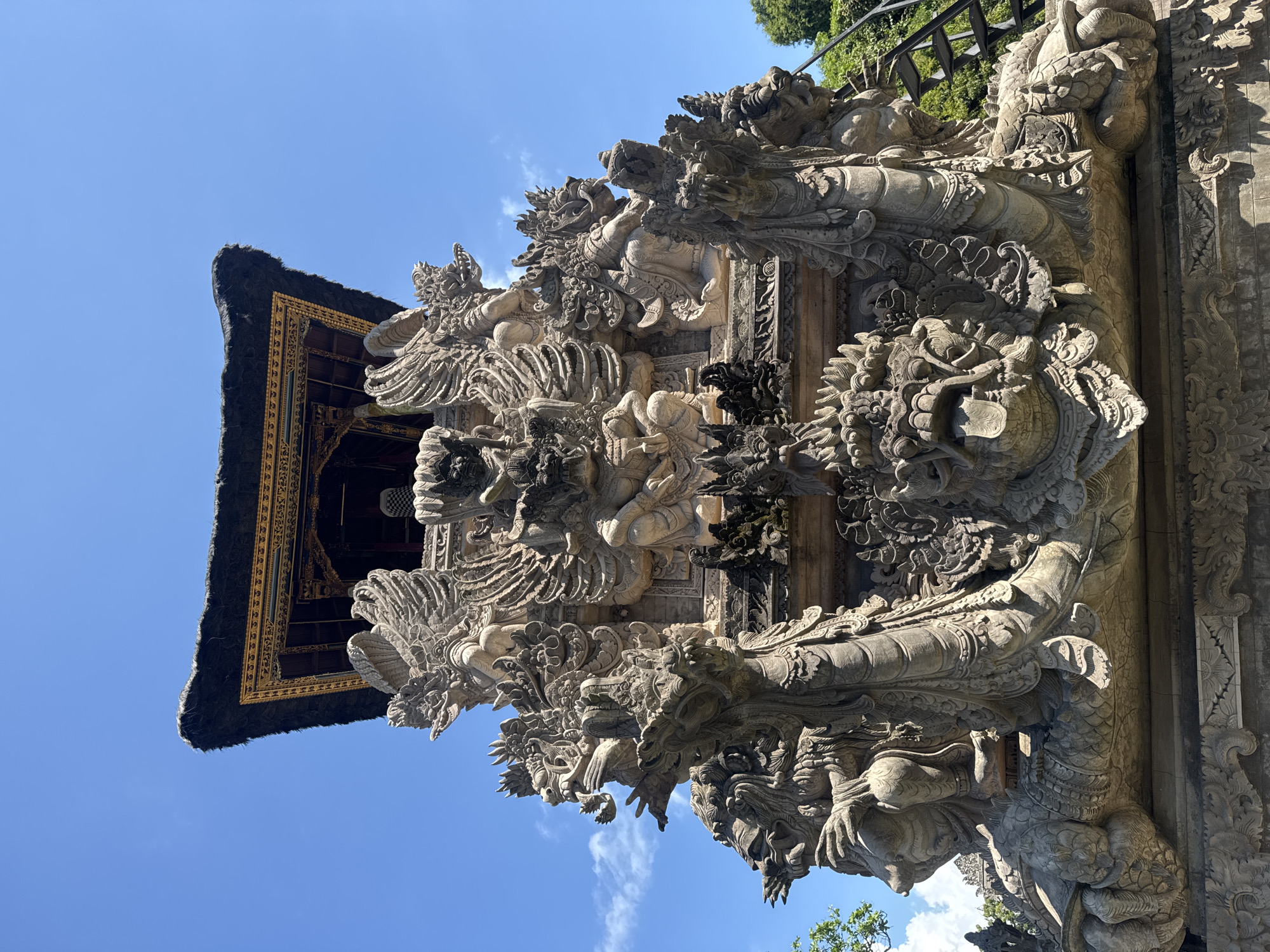 Temple carvings documented at Pura Meduwe Karang, Bali