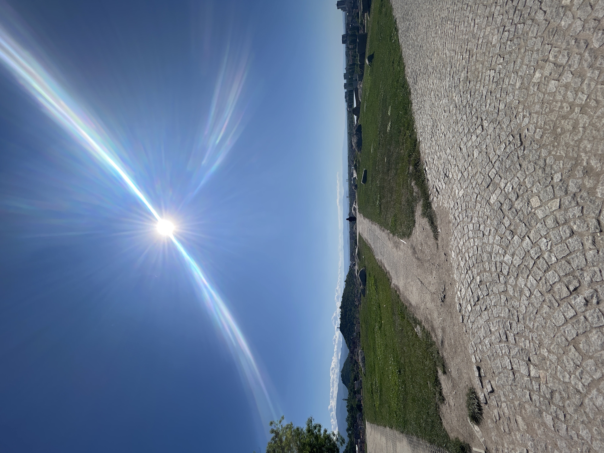 Sunny afternoon scenes captured in historic Plovdiv, Bulgaria
