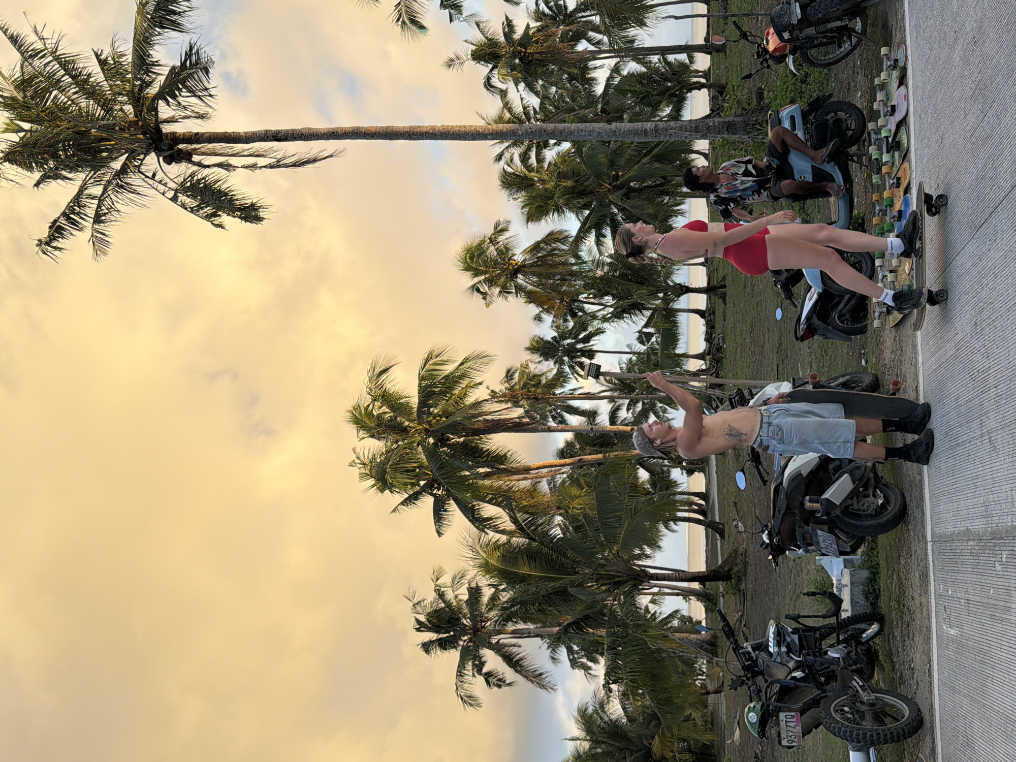 Street skateboarding event draws crowds in General Luna, Philippines