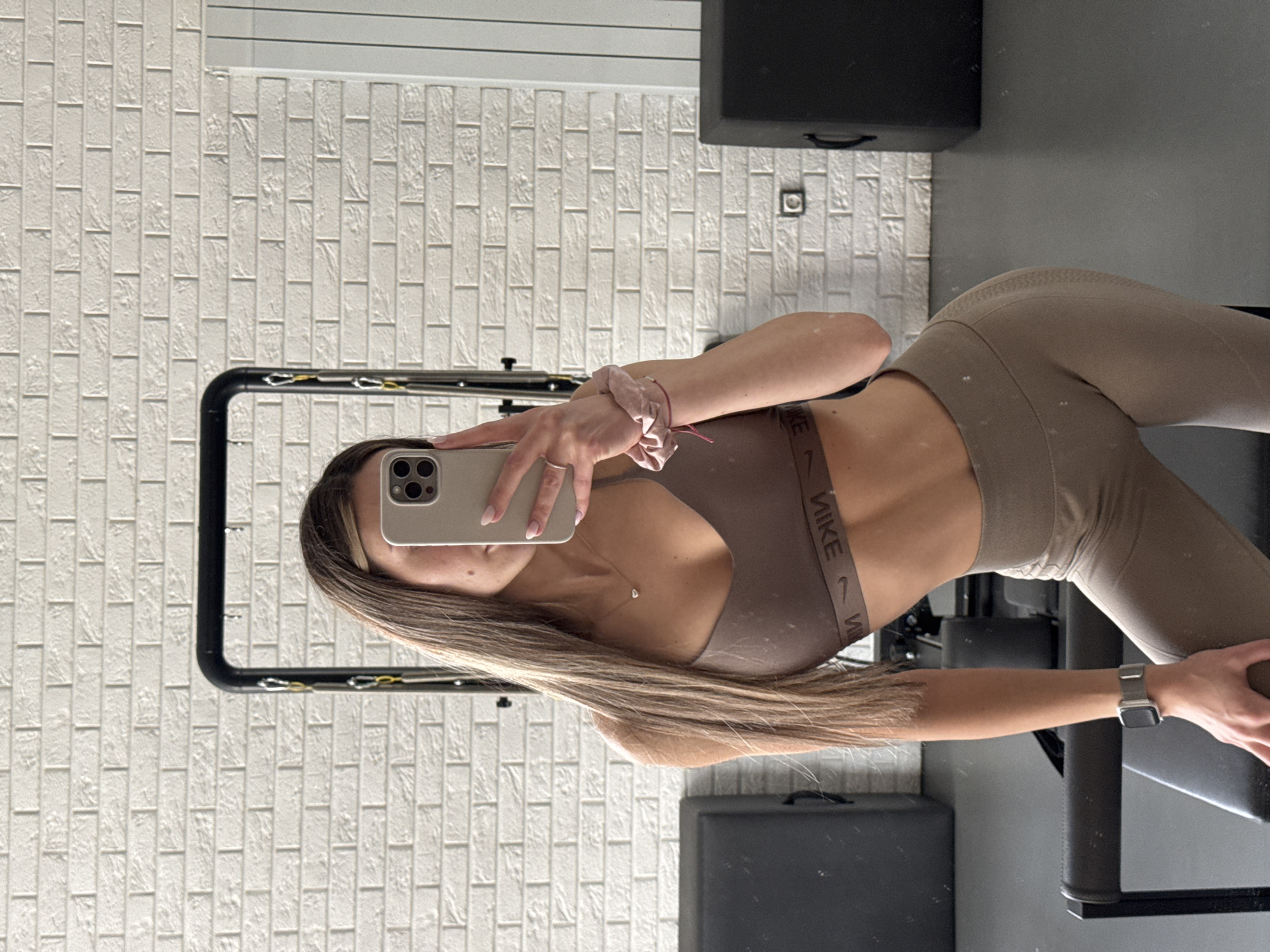 Woman documents workout session and badminton activity in Sofia