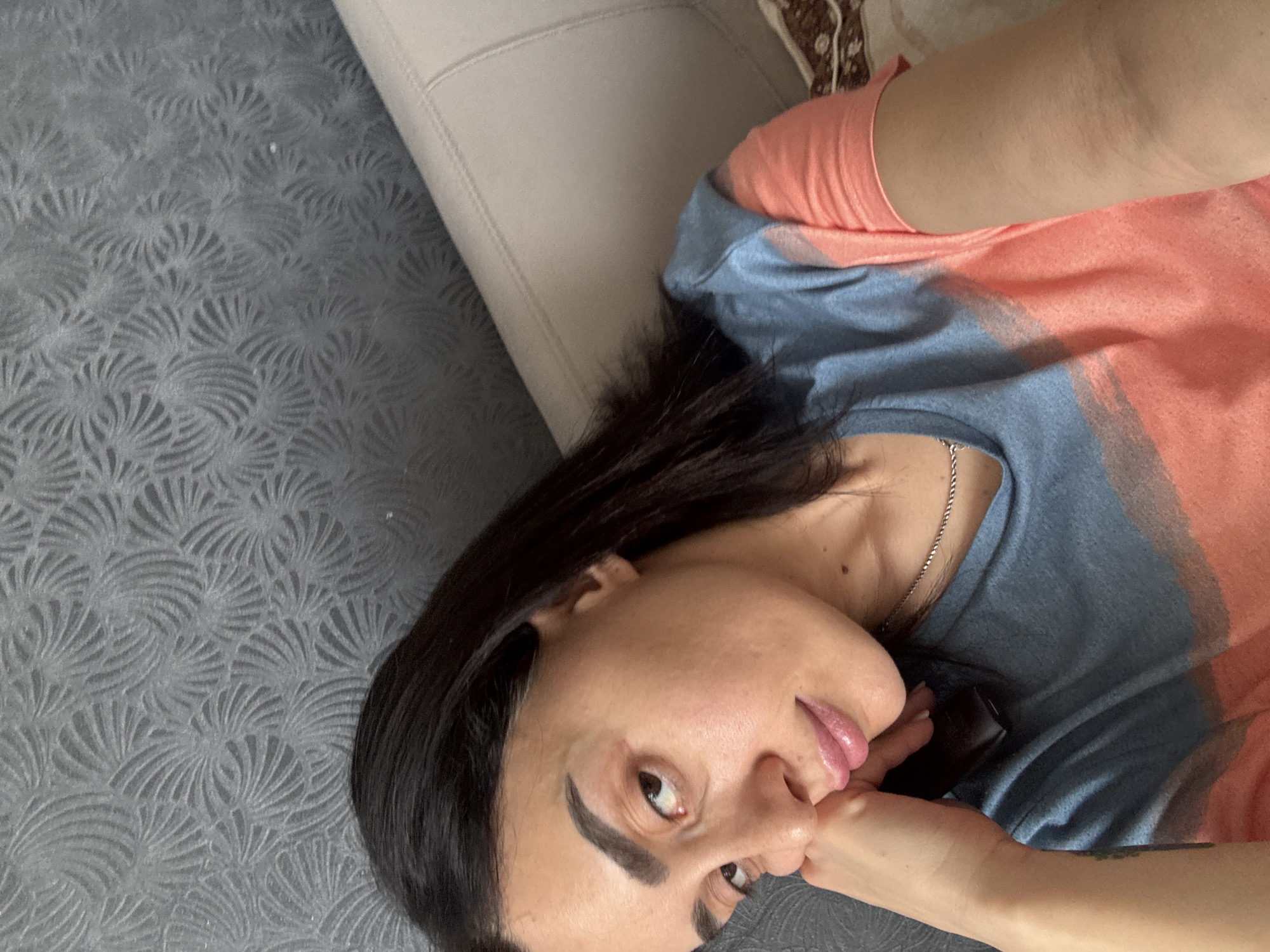 Woman's casual day documented through photos in Tbilisi