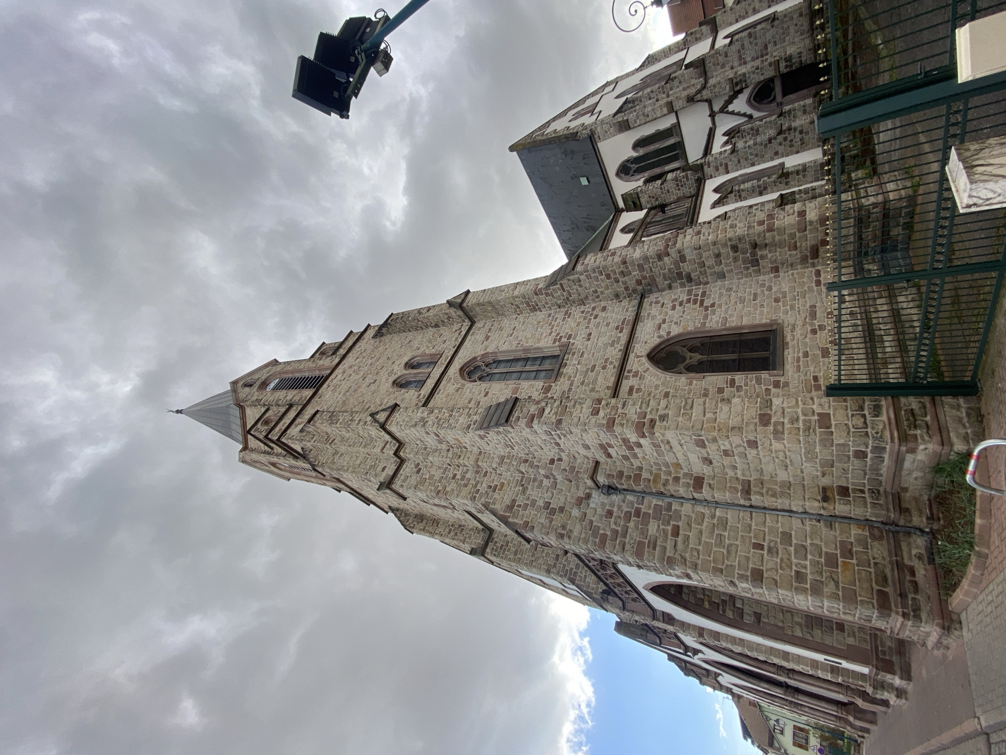 Tourist documents walking tour of Bischheim, France landmarks