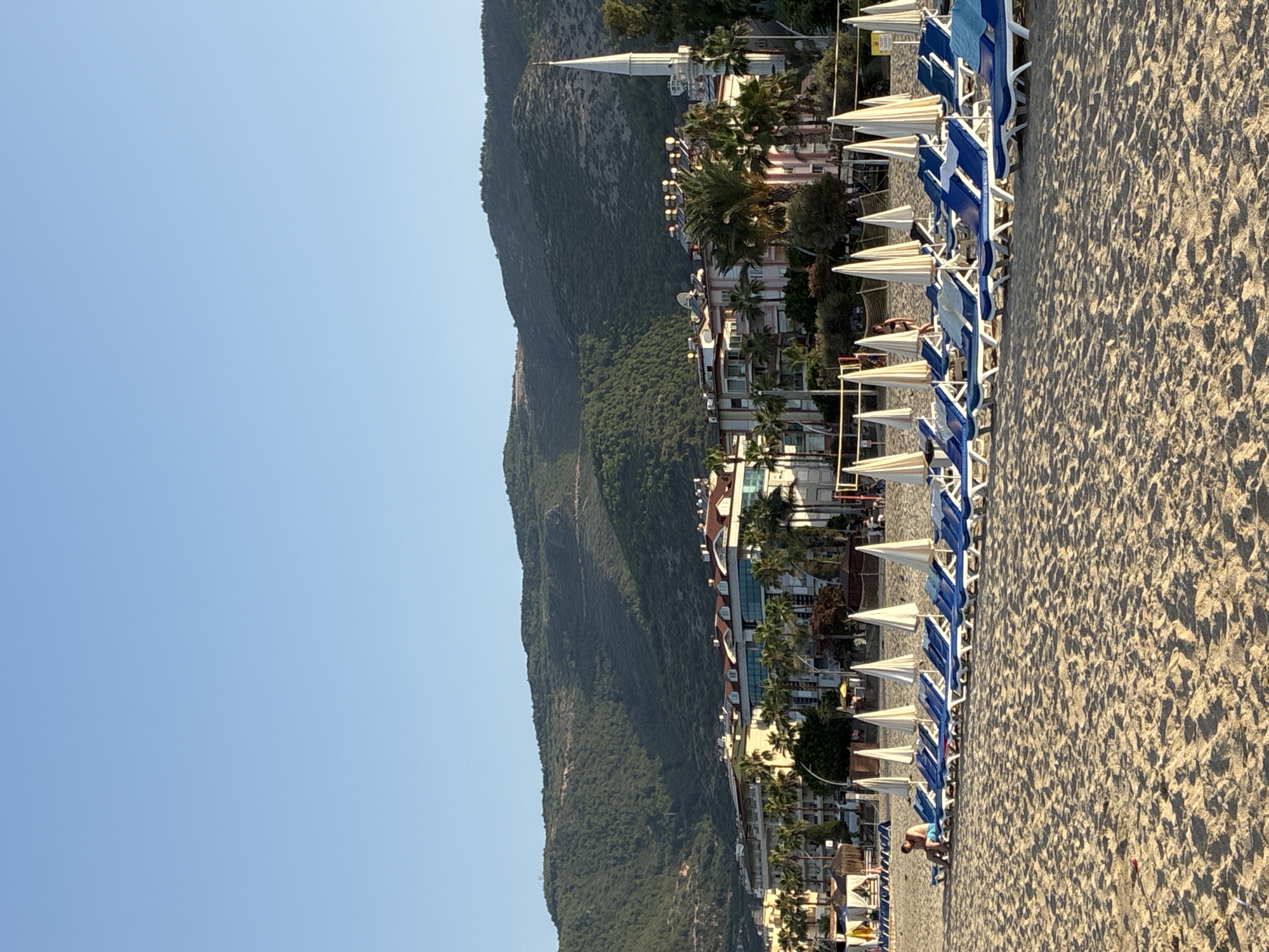 Early morning on Alanya's beaches and coastal streets