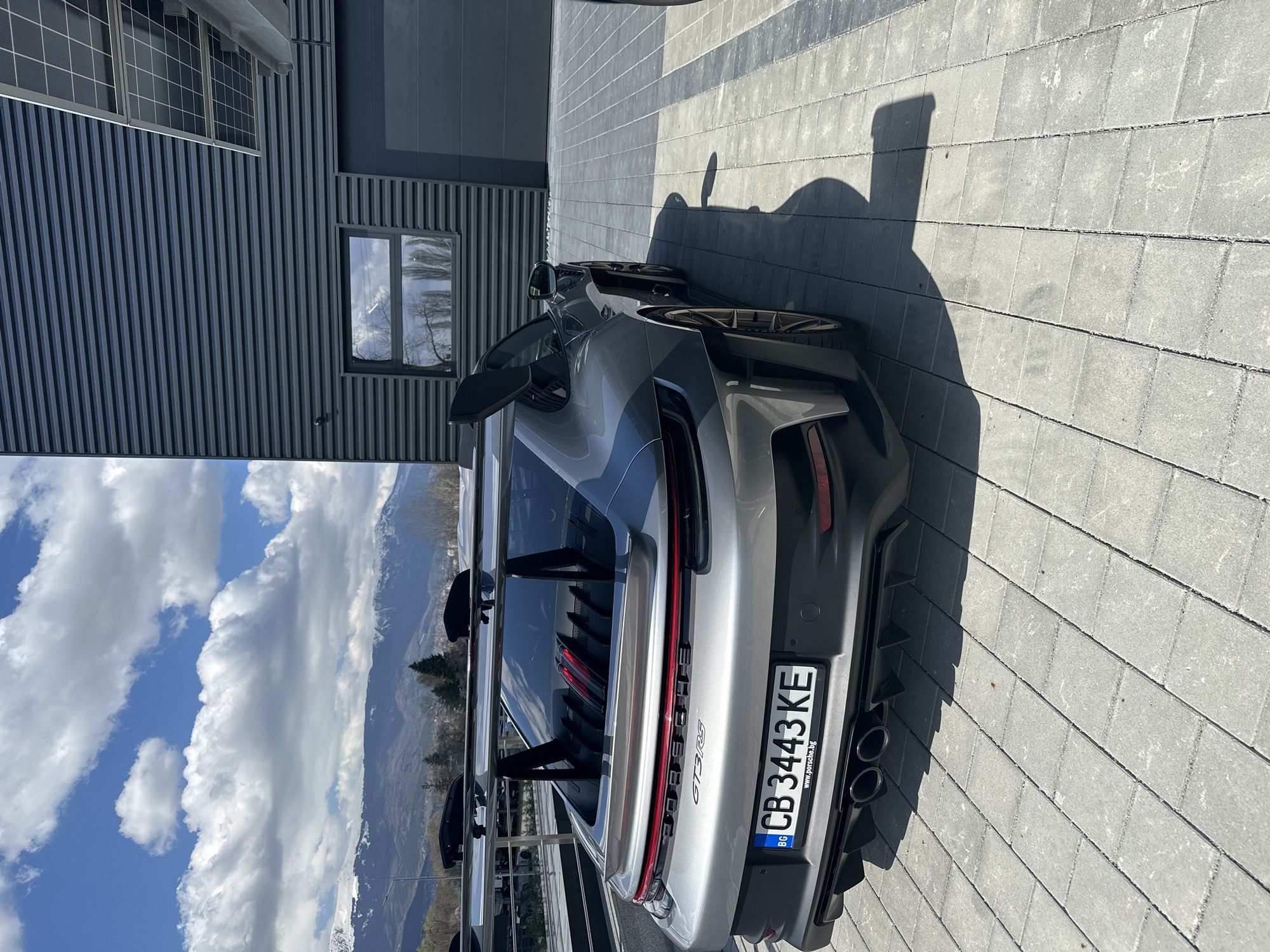 Porsche GT3 RS spotted parked in upscale Pancharevo district