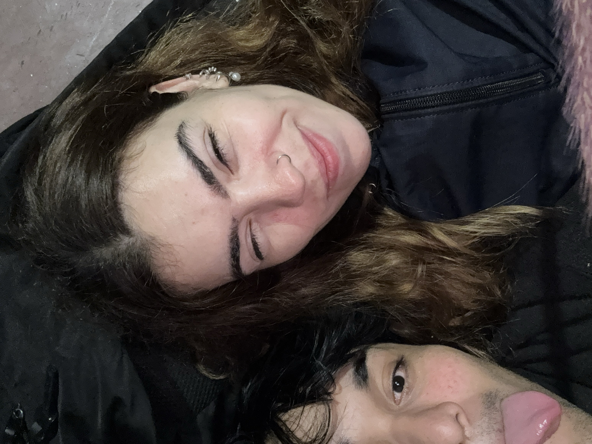 Intimate moment captured between two young adults in Buenos Aires