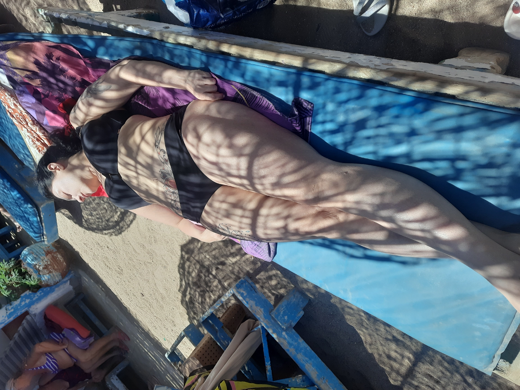 Ordinary beach day documented at Al Hadaba resort, Egypt