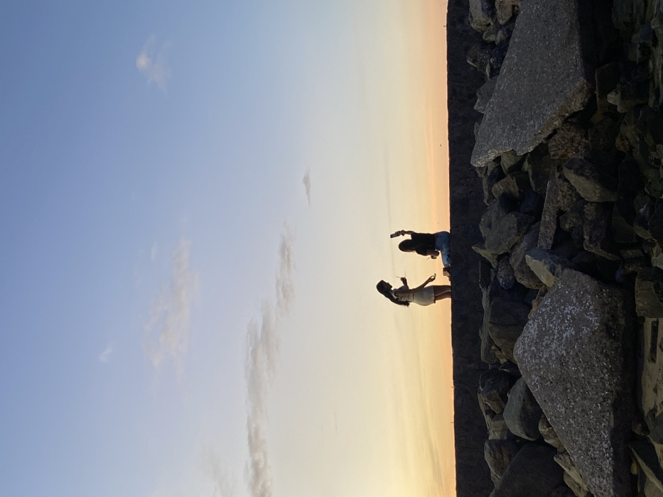 Evening sunset gathering draws crowds to Juan Griego waterfront