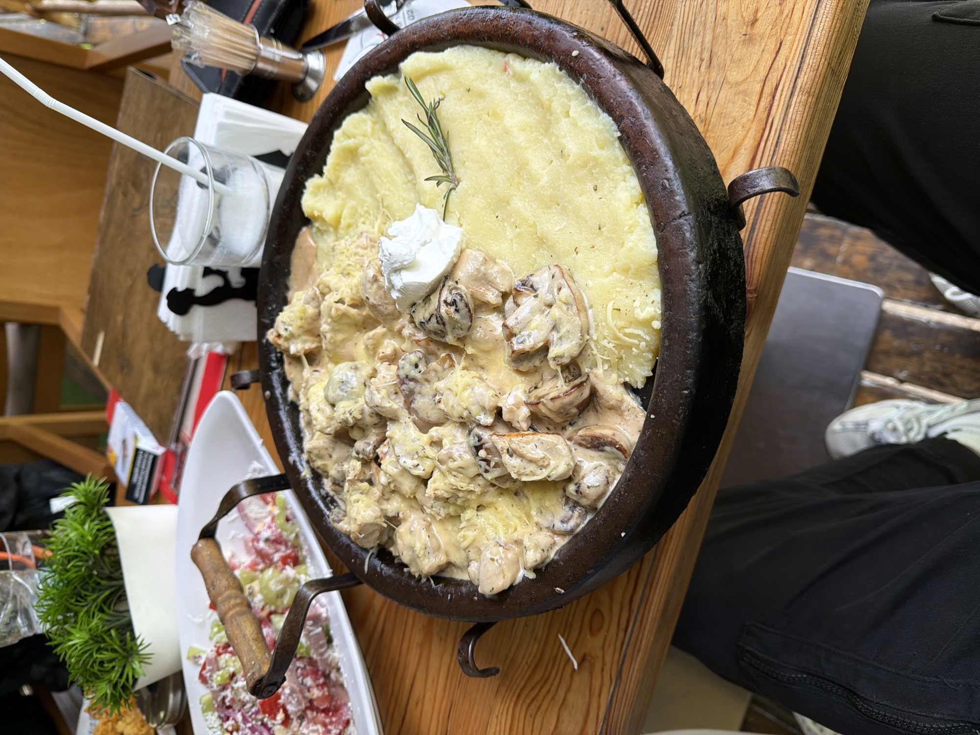 Restaurant meal documented in Blagoevgrad, Bulgaria
