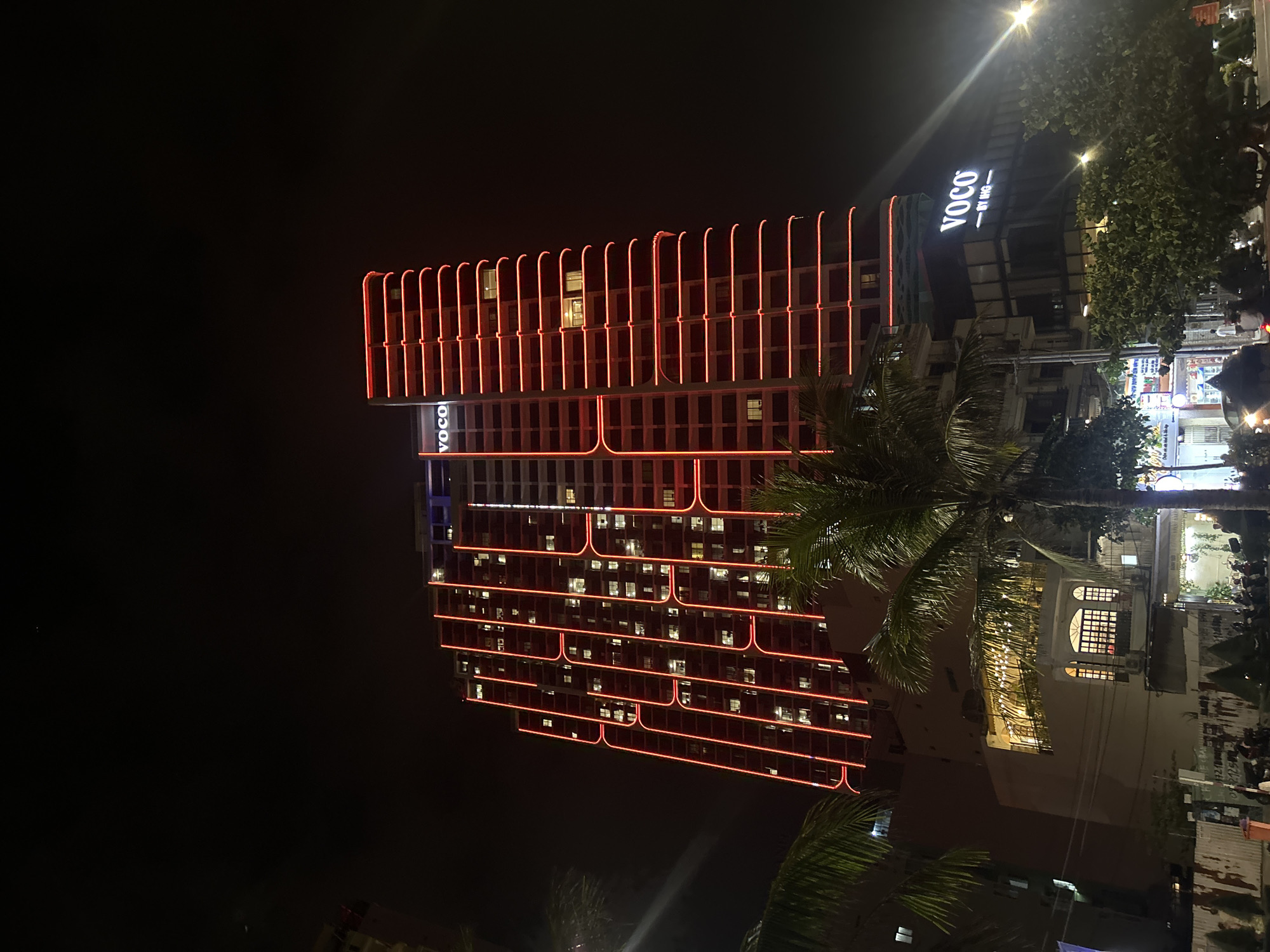 VOCO hotel captured in nighttime photos in Bắc Nha Trang