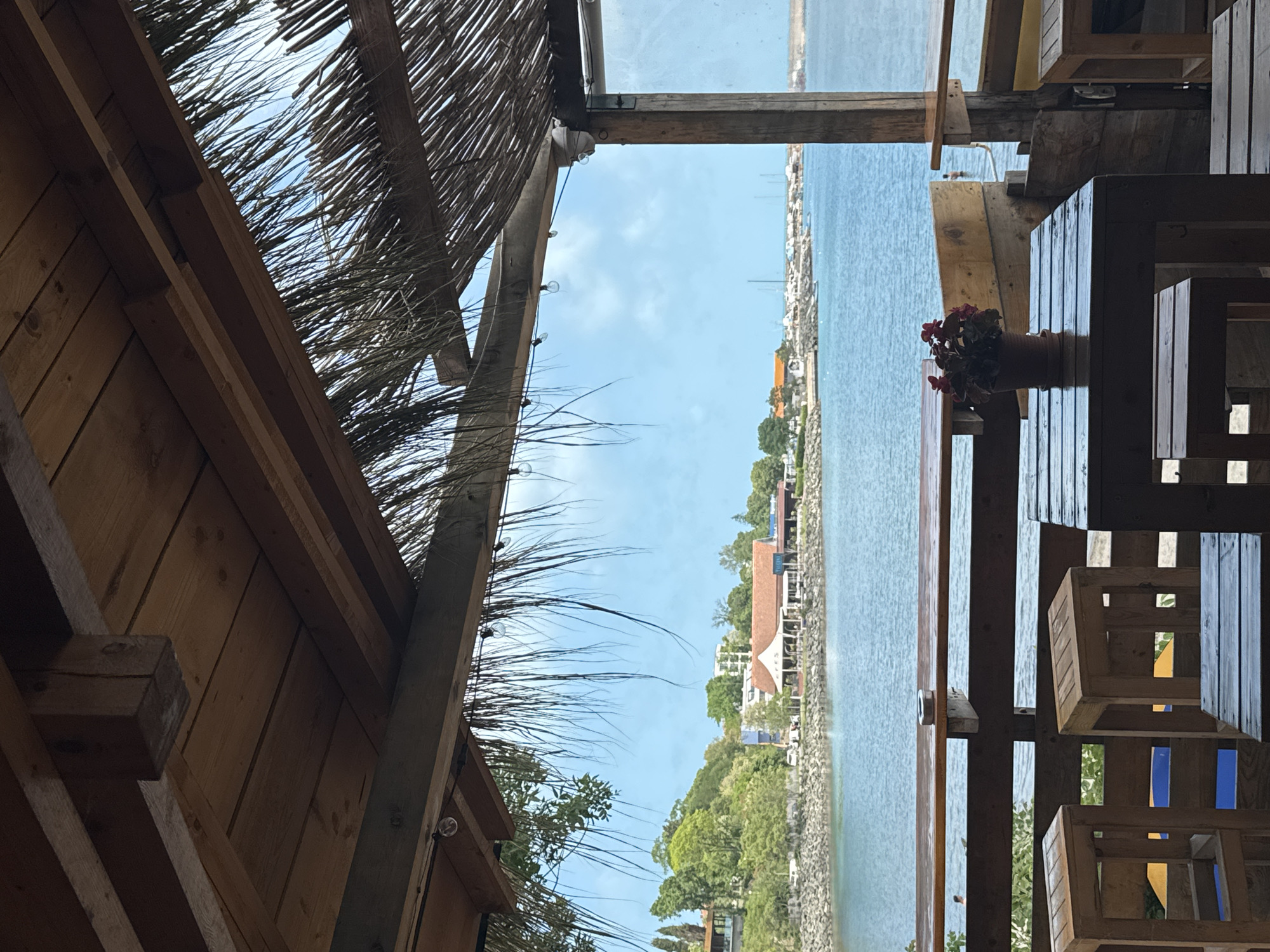 Seaside dining experience documented in Tsarevo, Bulgaria coastal establishment