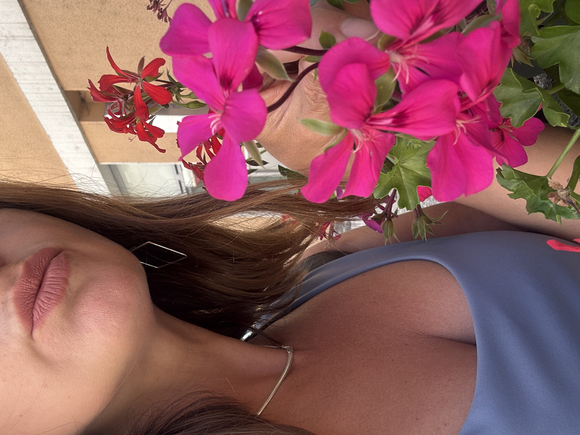 Afternoon selfie session in Saint-Claude, France