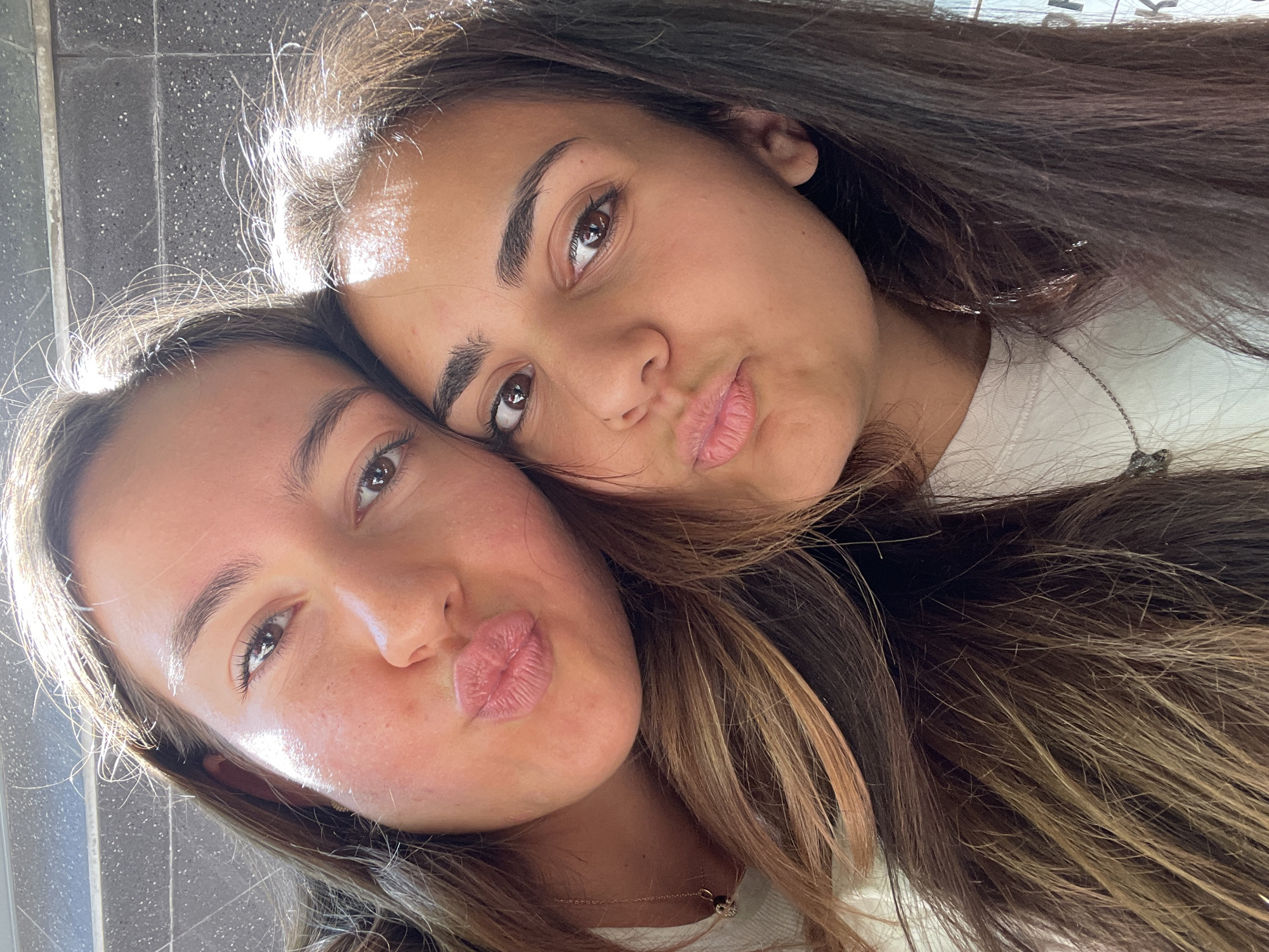Friends Take Multiple Selfies During Casual Outing in Burgas
