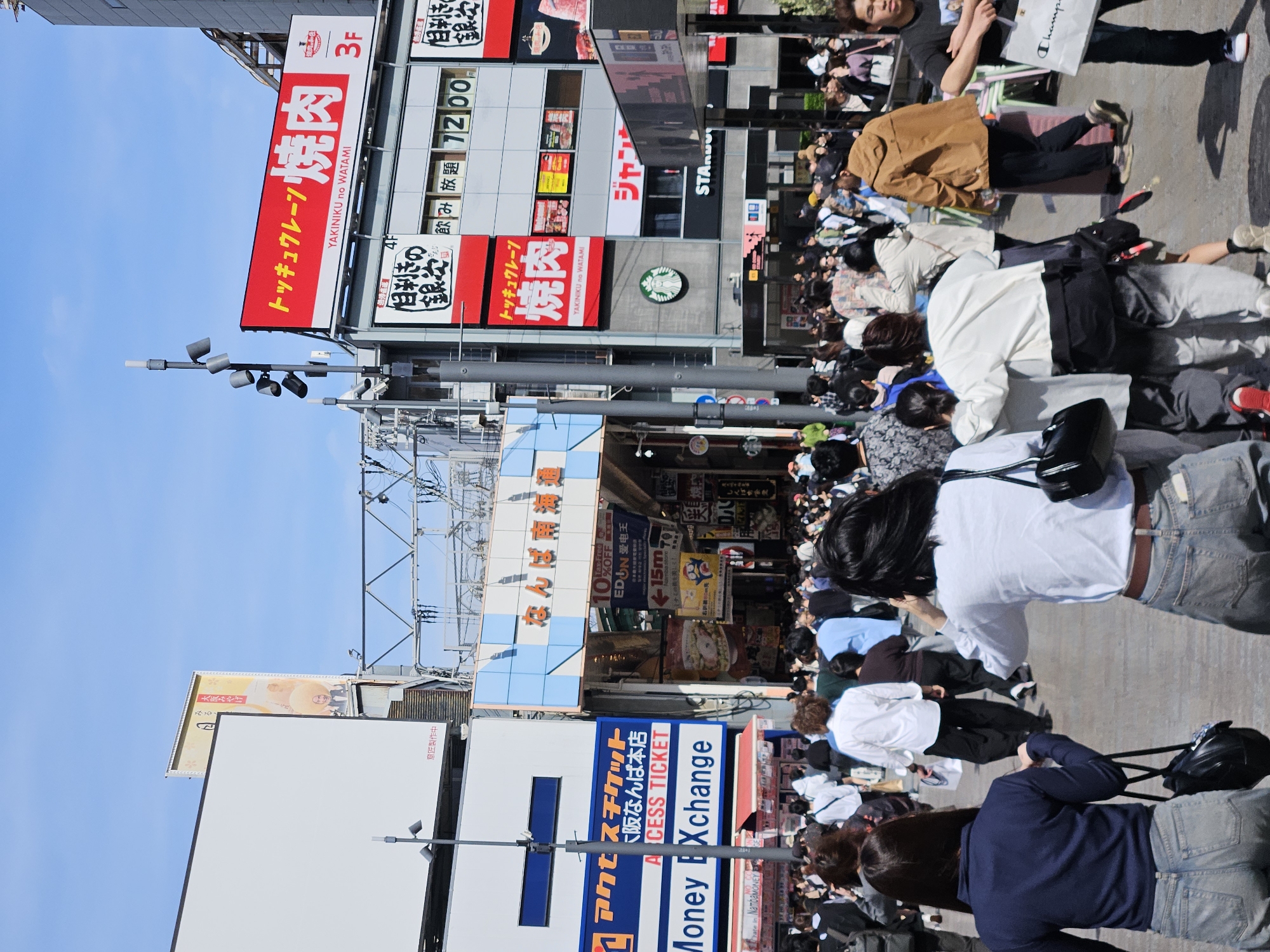 Busy pedestrian activity observed on Osaka street