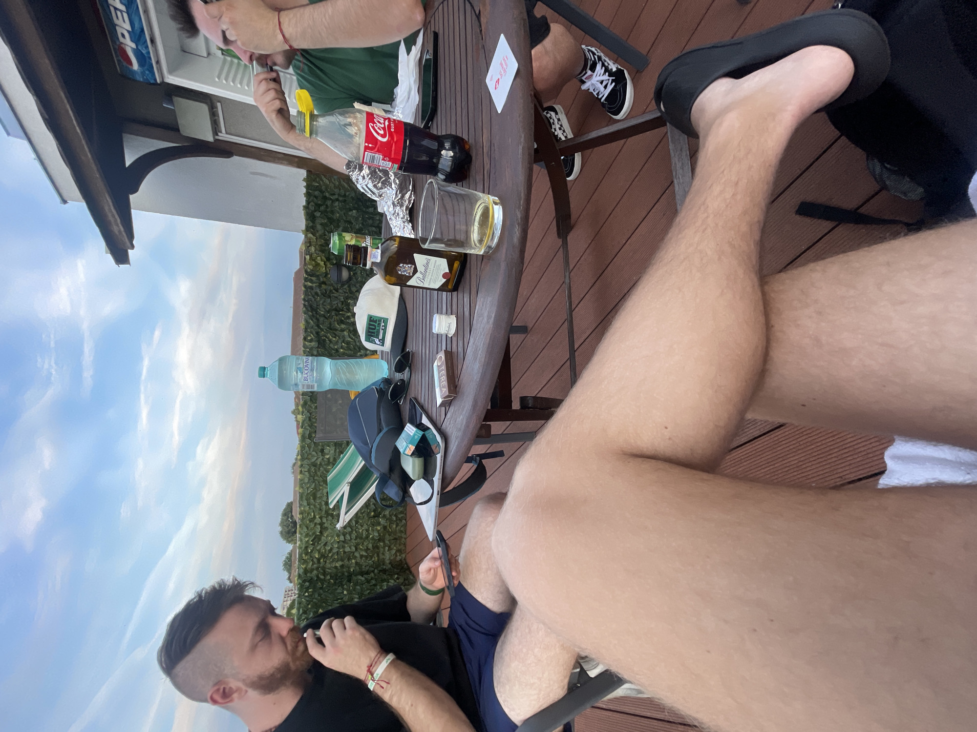 Evening rooftop pool session documented in Timișoara, Romania