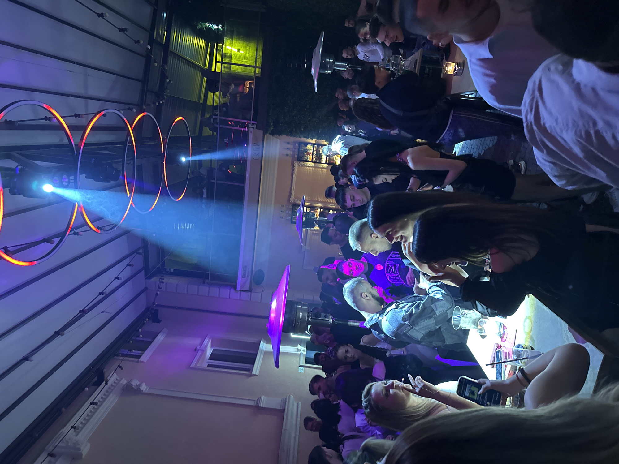 Evening out documented in Plovdiv's nightlife district