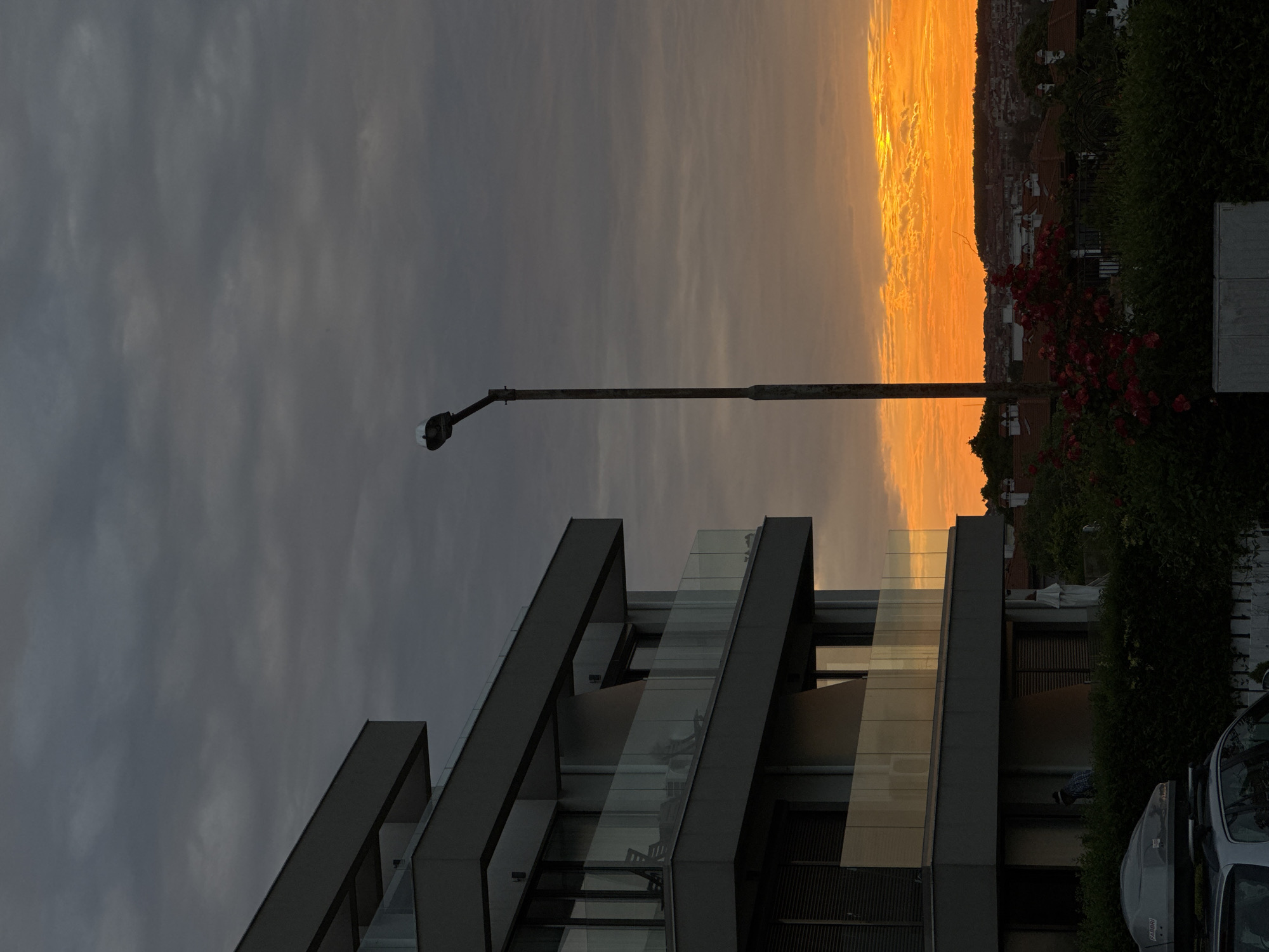 Dramatic sunset documented over coastal Tsarevo, Bulgaria